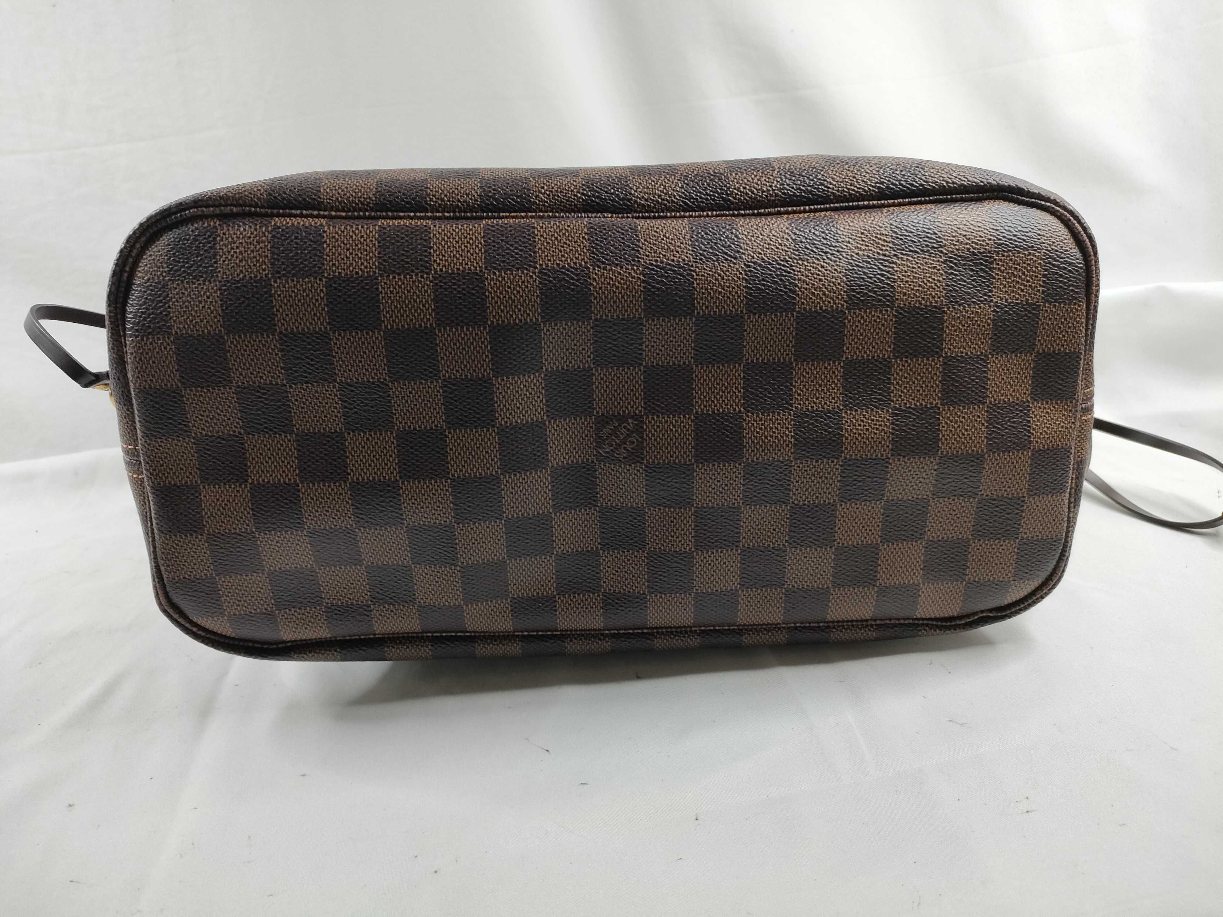 Damier Neverfull MM N41358 CA0140 Brown Tote Bag — view 4