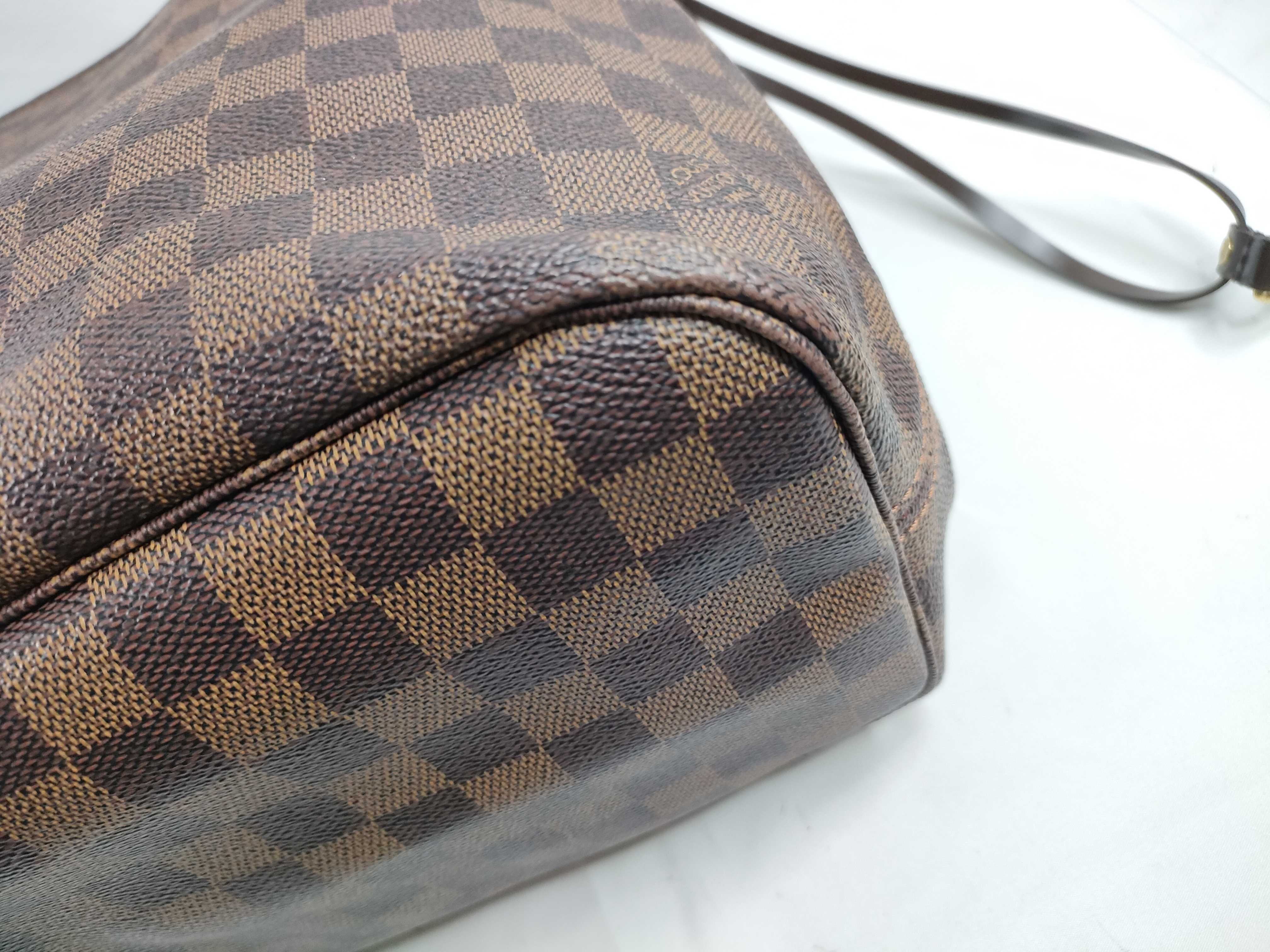 Damier Neverfull MM N41358 CA0140 Brown Tote Bag — view 5