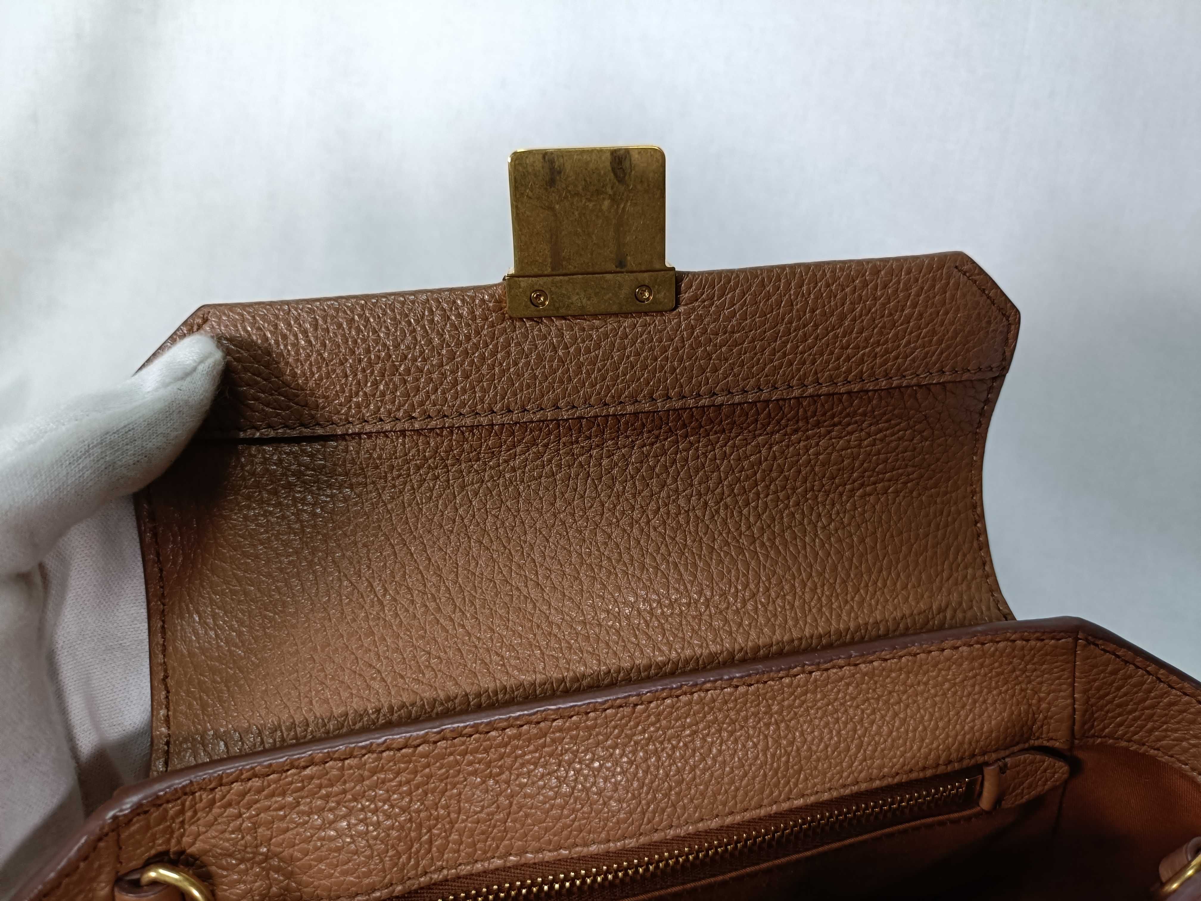 Leather Handbag, Brown Handbag — view 11