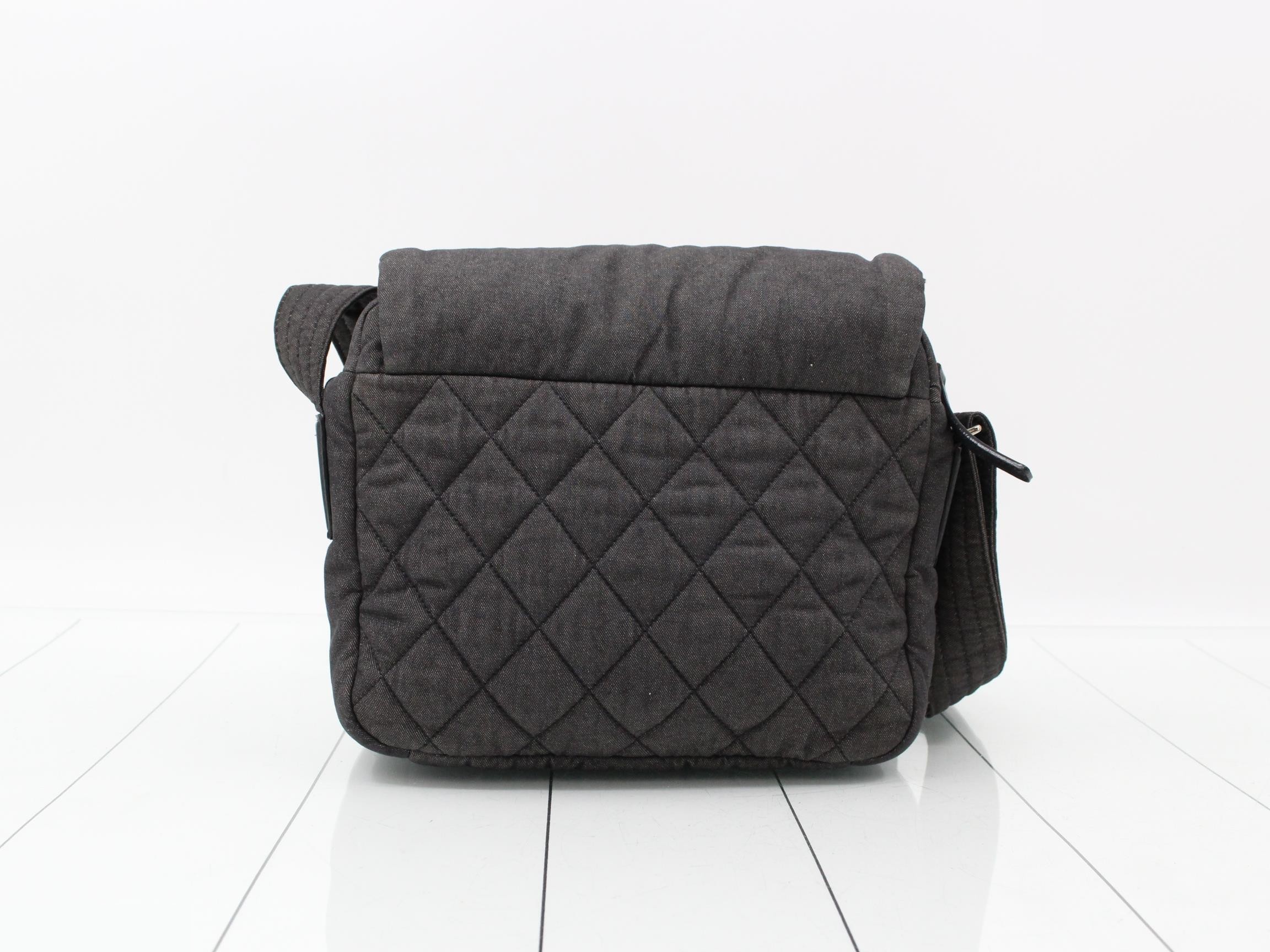 Matelassé Coco Cocoon Canvas Shoulder Bag, with original seal, size 14 — view 2