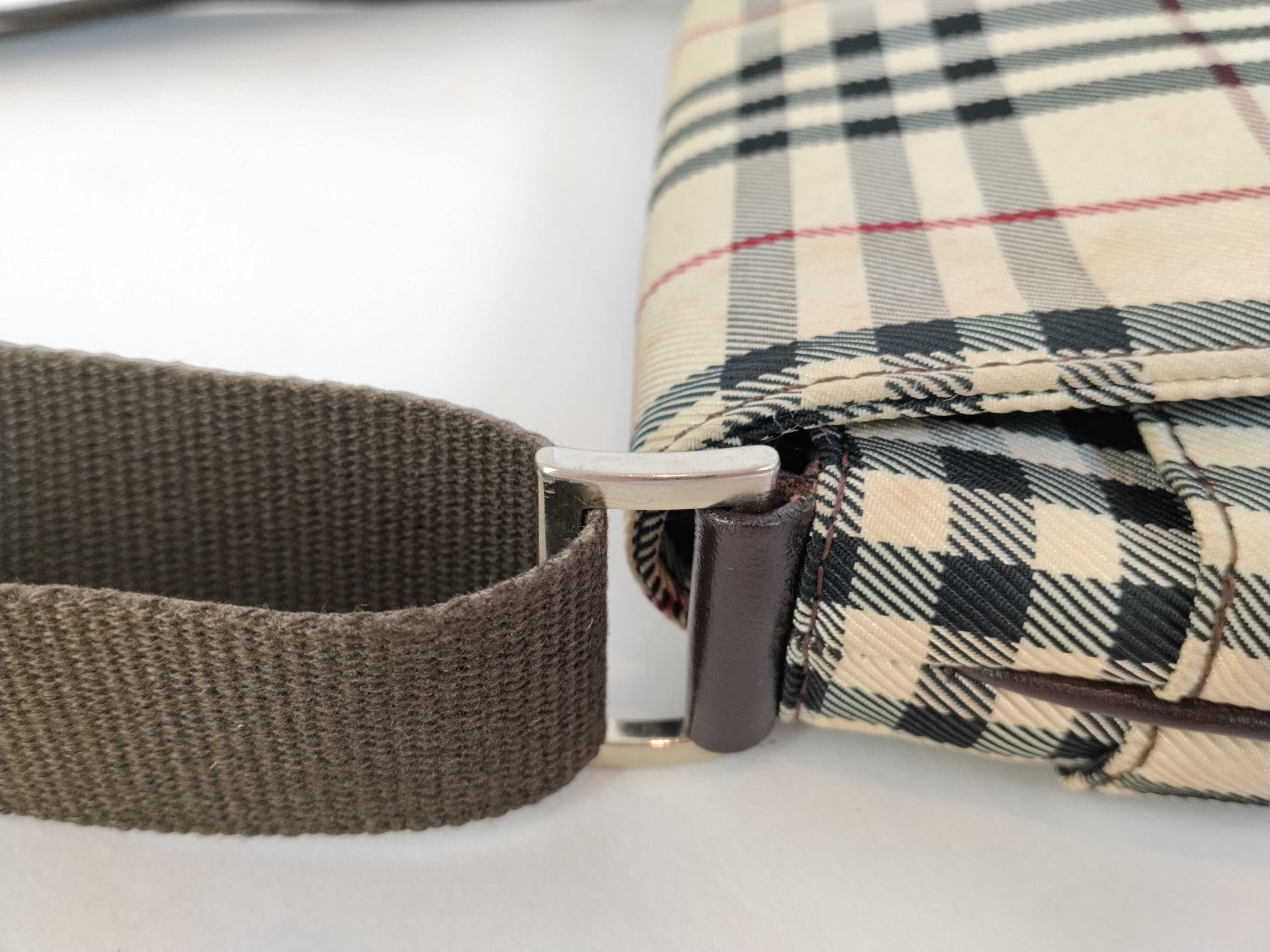 Nova Check Shoulder Bag, Beige/Brown, W29cm — view 5