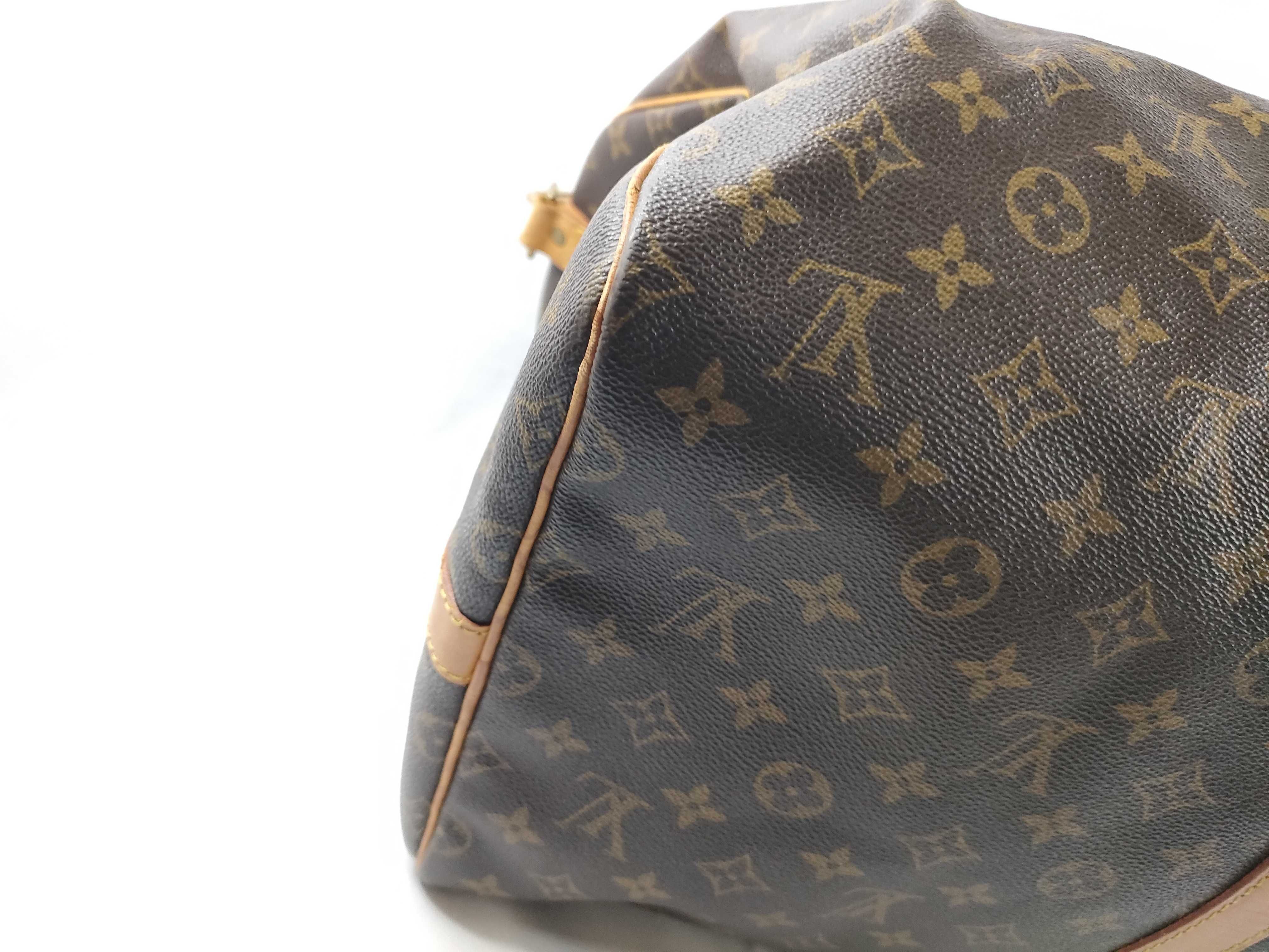 Monogram Keepall Bandoulière 55 M41414 TH0928 Brown Boston Bag — view 3