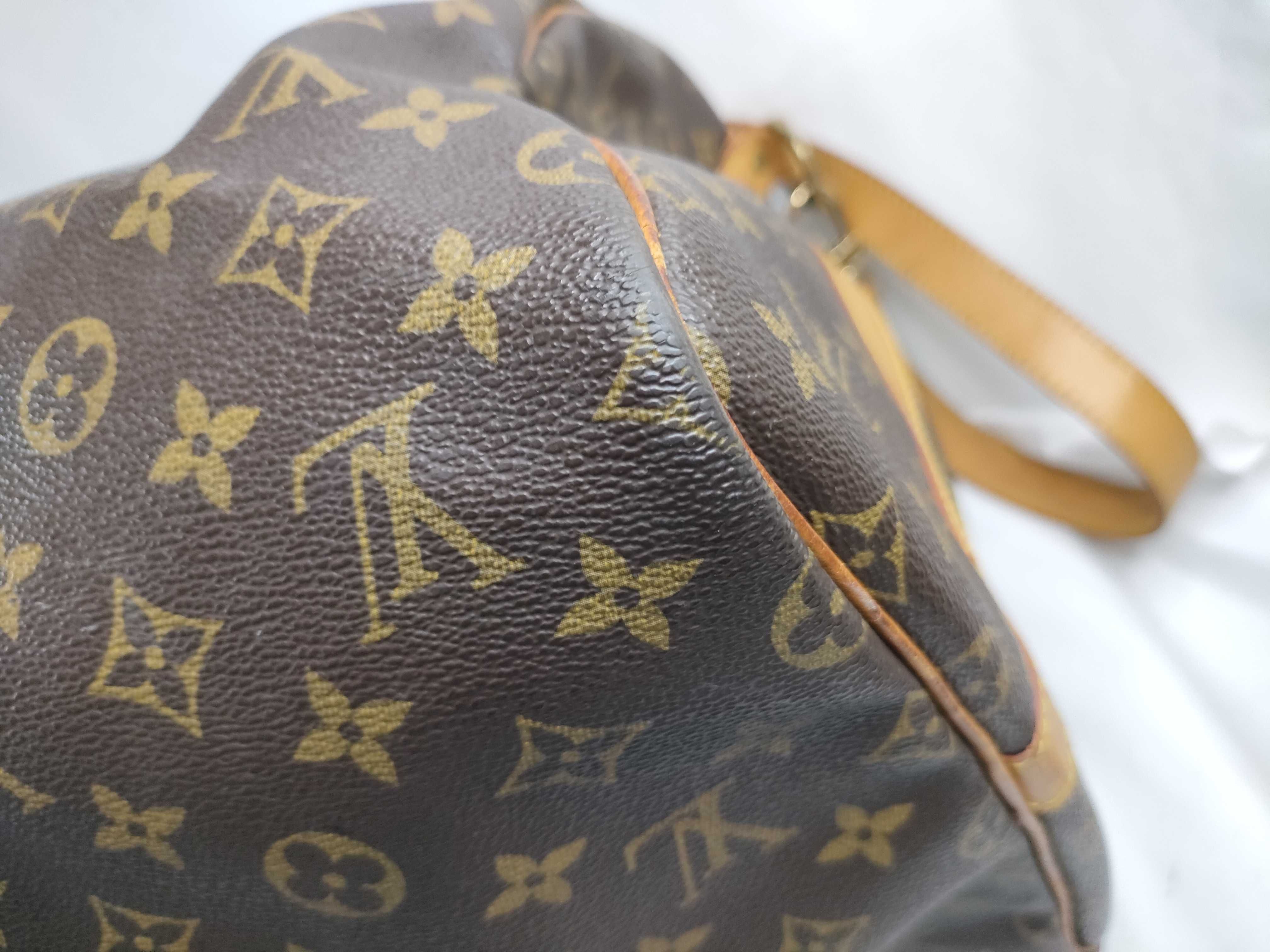 Monogram Keepall Bandoulière 55 M41414 TH0928 Brown Boston Bag — view 5
