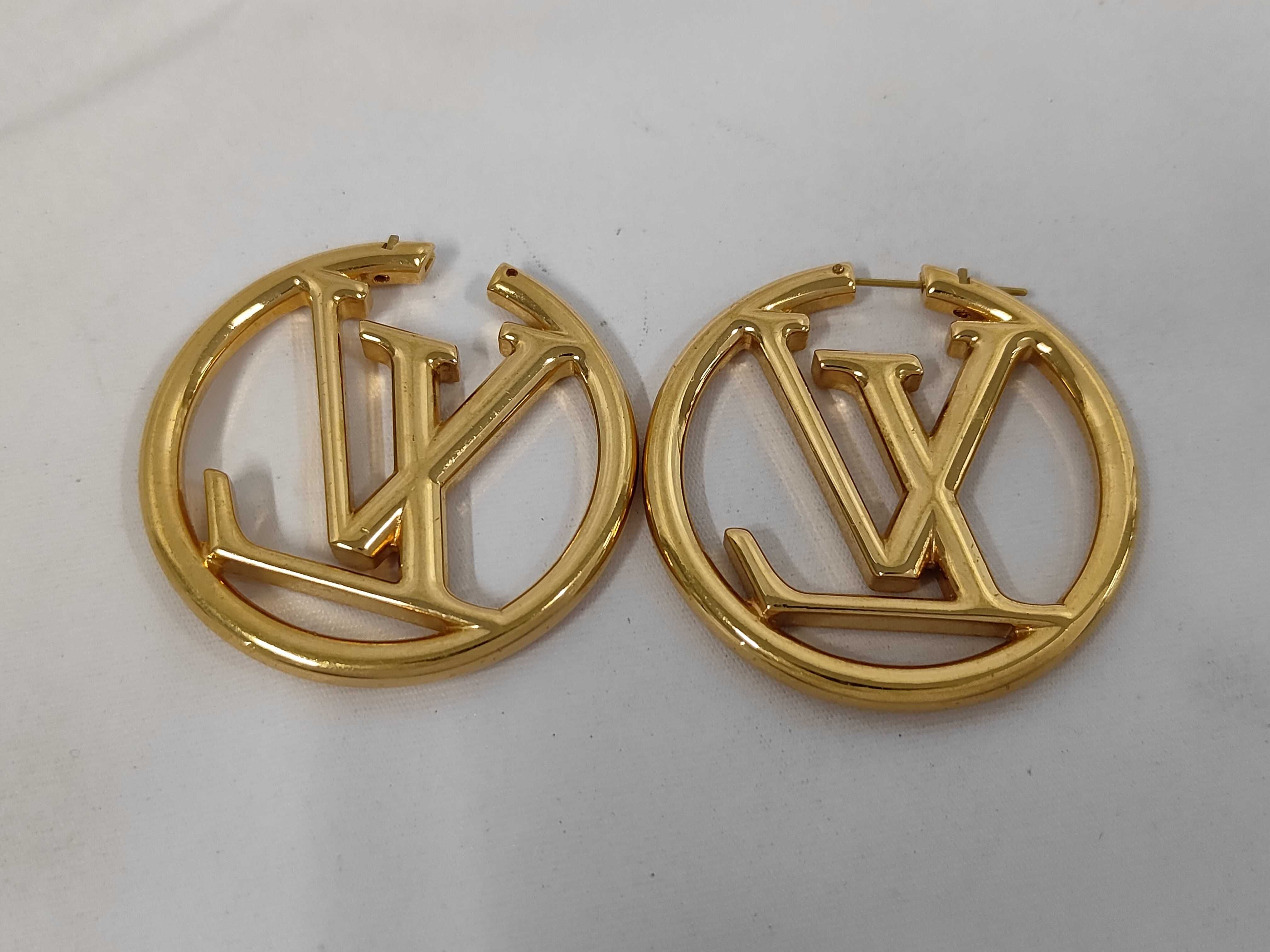Louise Bouclé d'Oreilles Hoop Earrings (Gold) — view 2