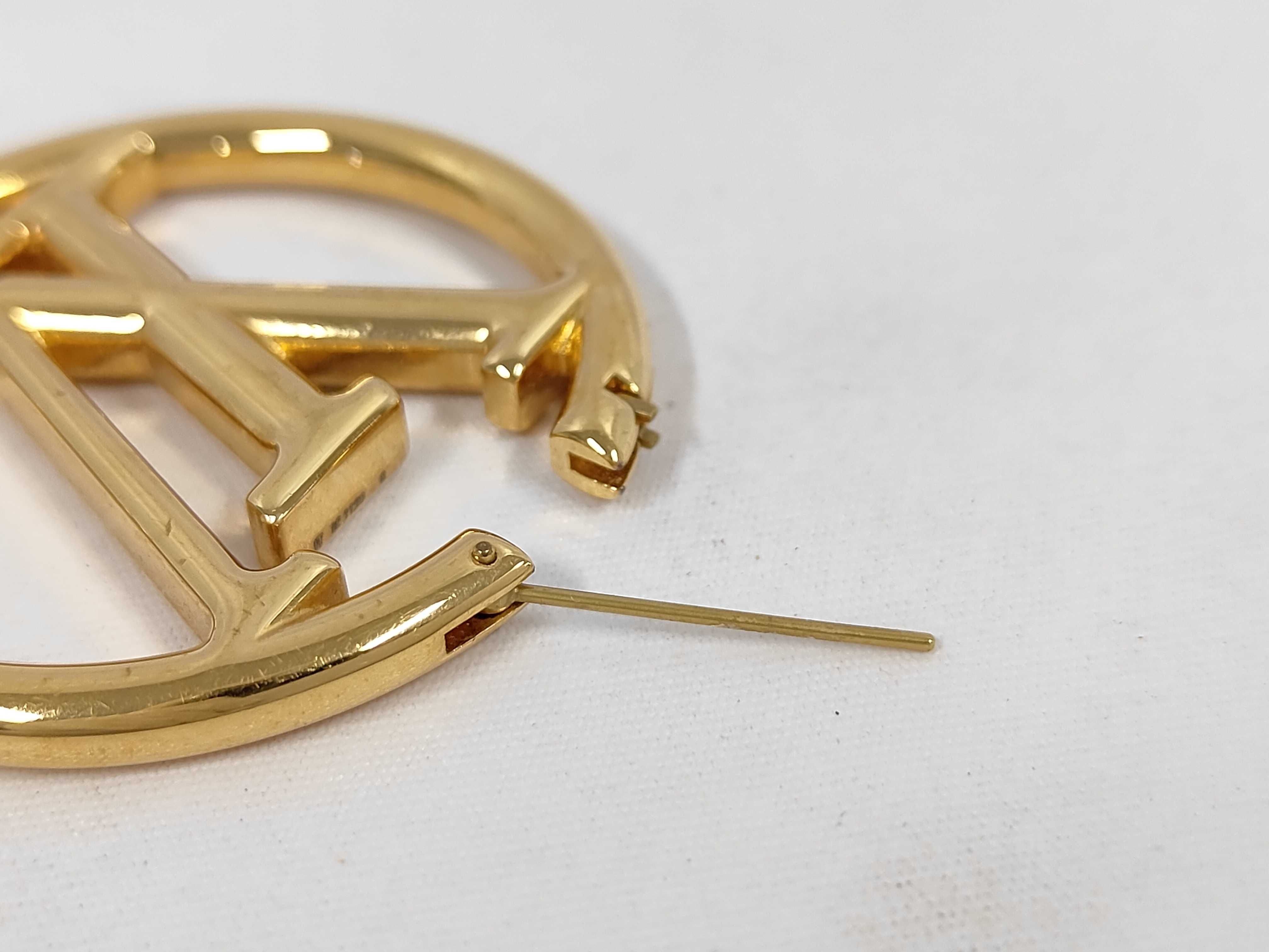 Louise Bouclé d'Oreilles Hoop Earrings (Gold) — view 7