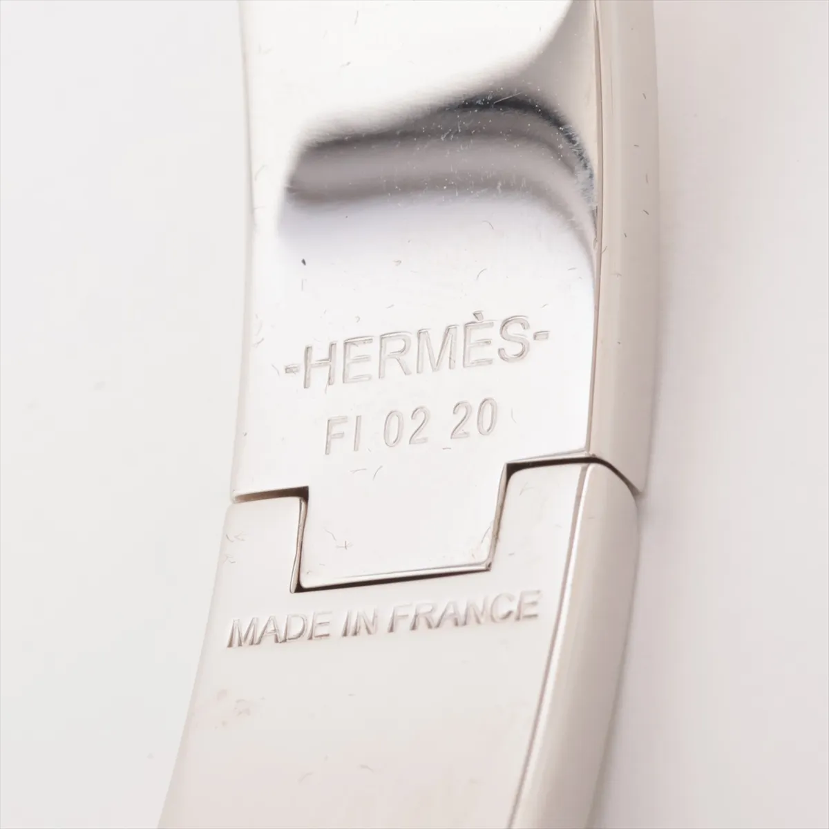Click H Bangle Fan FI0220 Bangle GP Silver x White — view 6