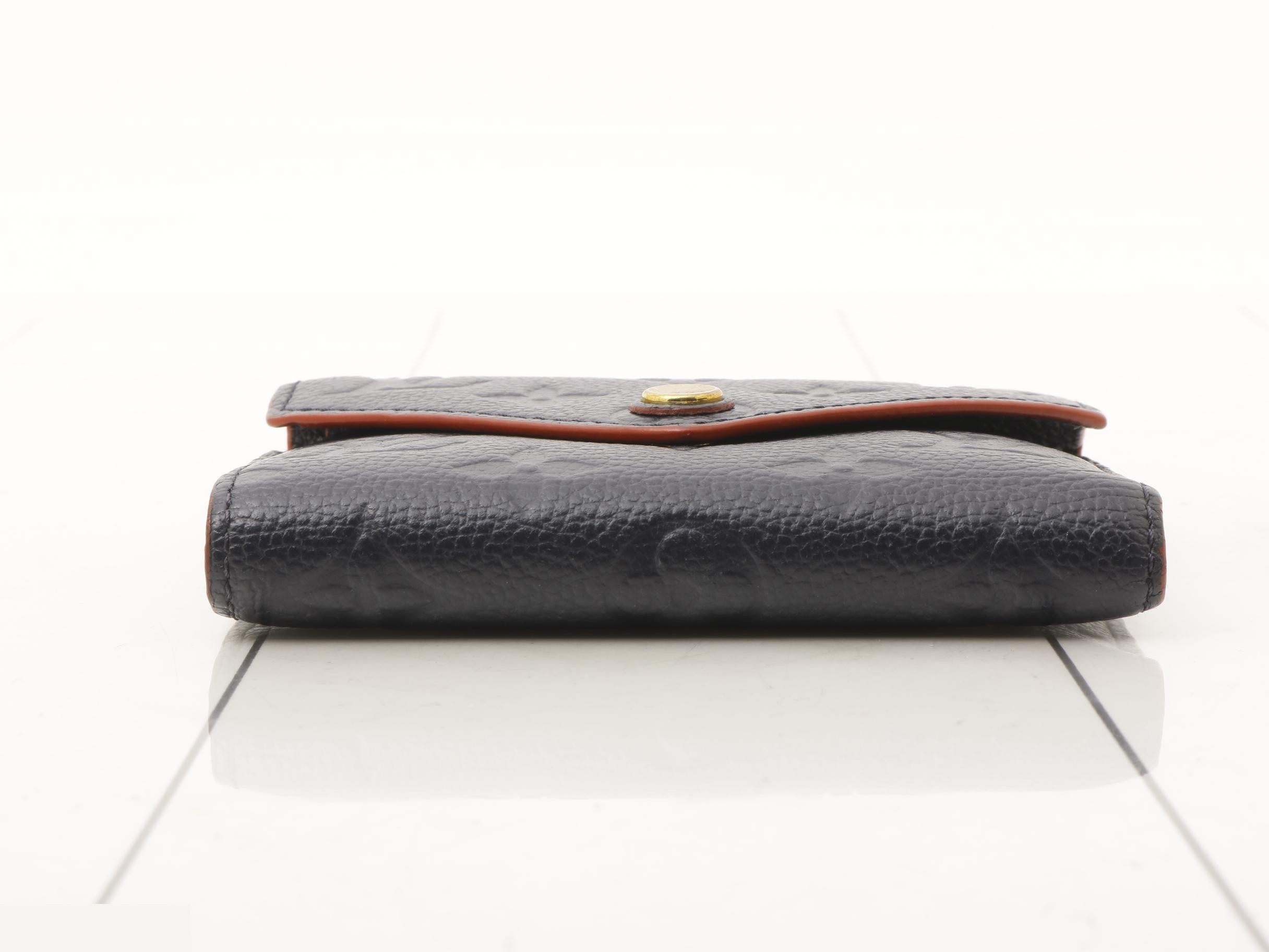 Portefeuille Victorine Marine Rouge — view 3
