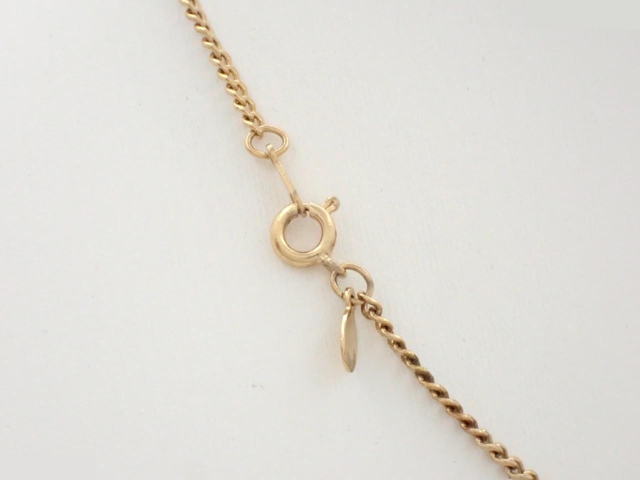 Necklace, made in 1979, chain approximately 40cm long. — view 2