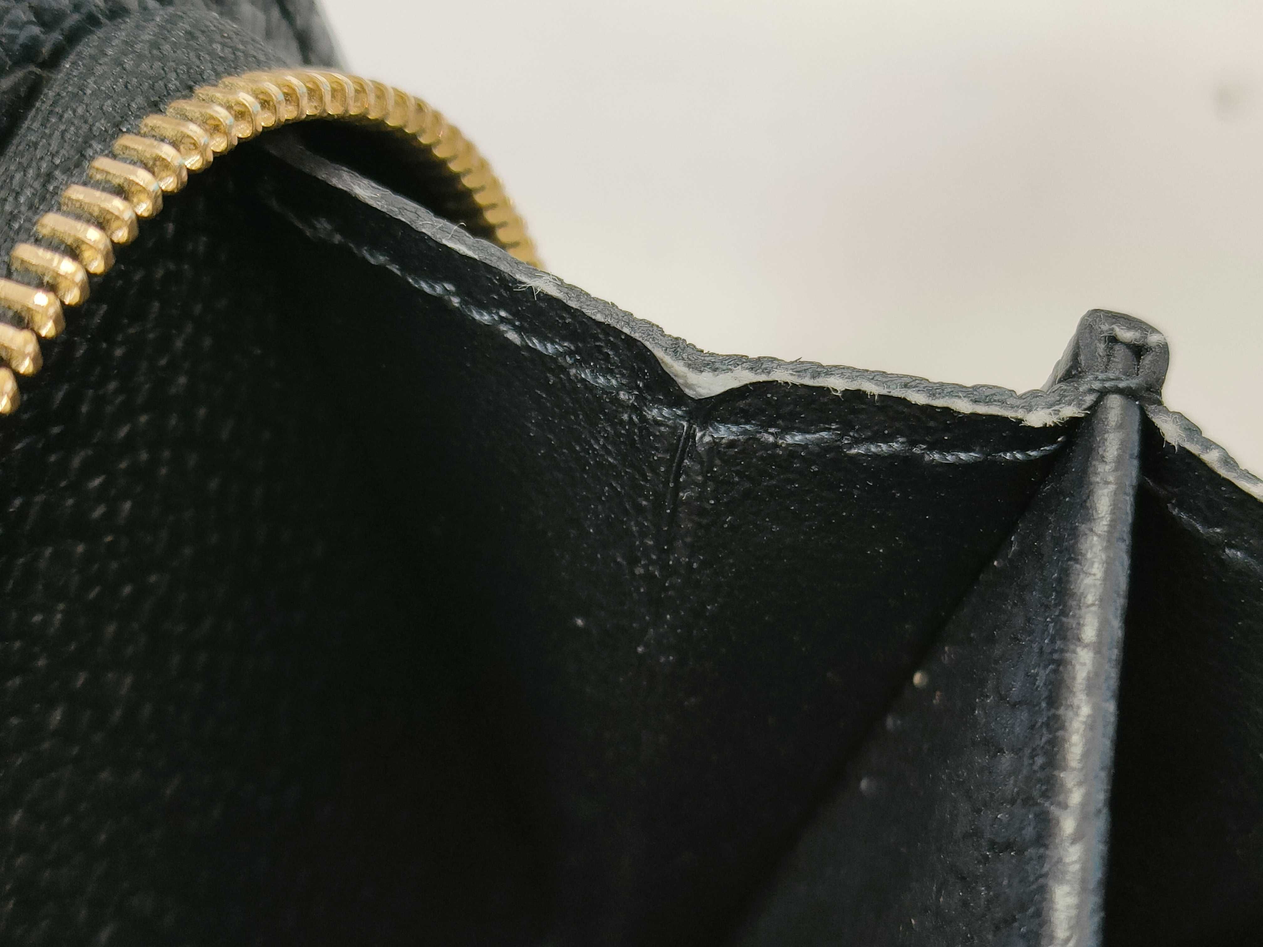 Monogram Empreinte Louis Vuitton Portefeuille Claire Folding Wallet Monogram Empreinte Black with IC Chip — view 9