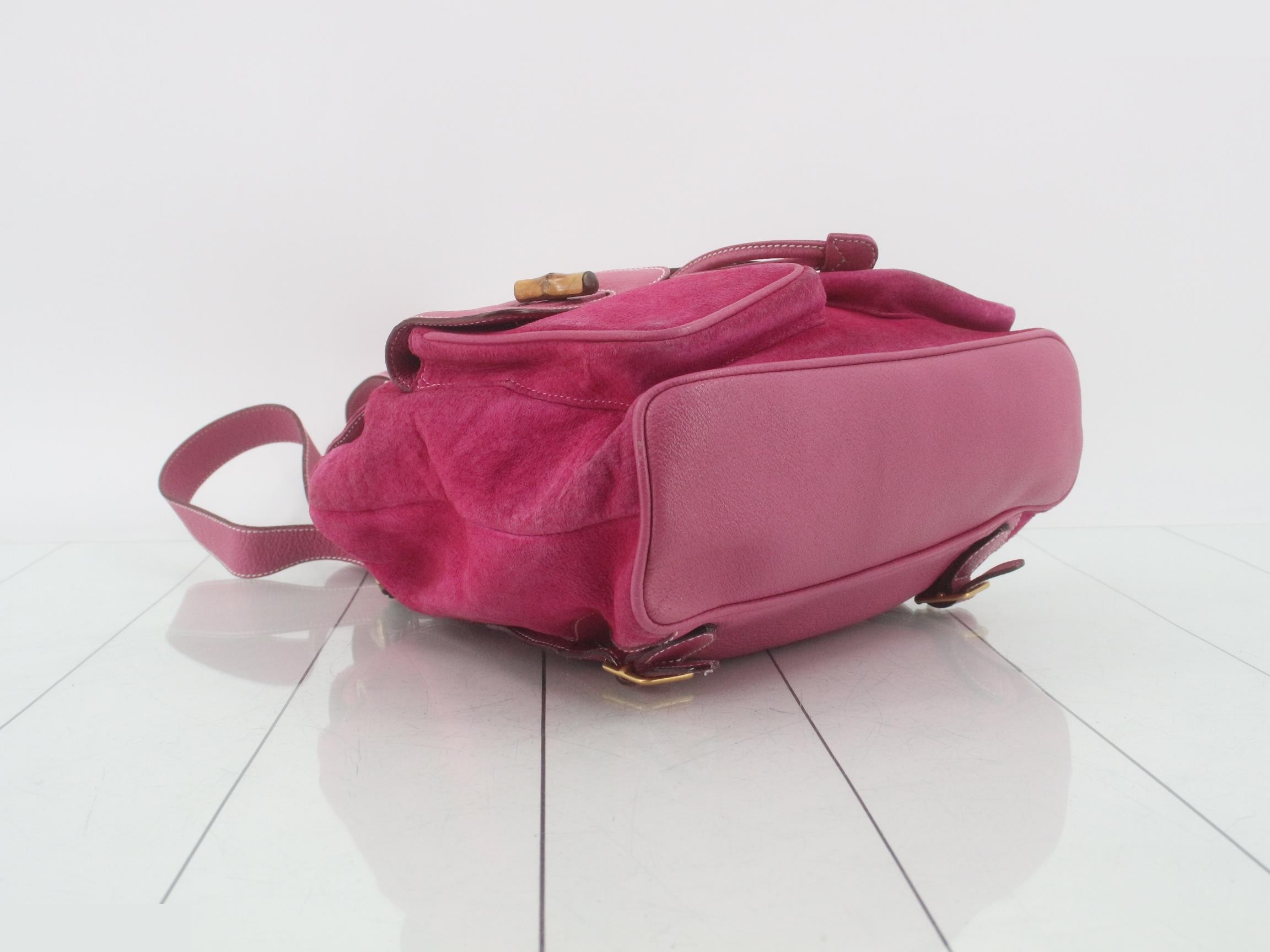 Bamboo suede leather backpack — view 5