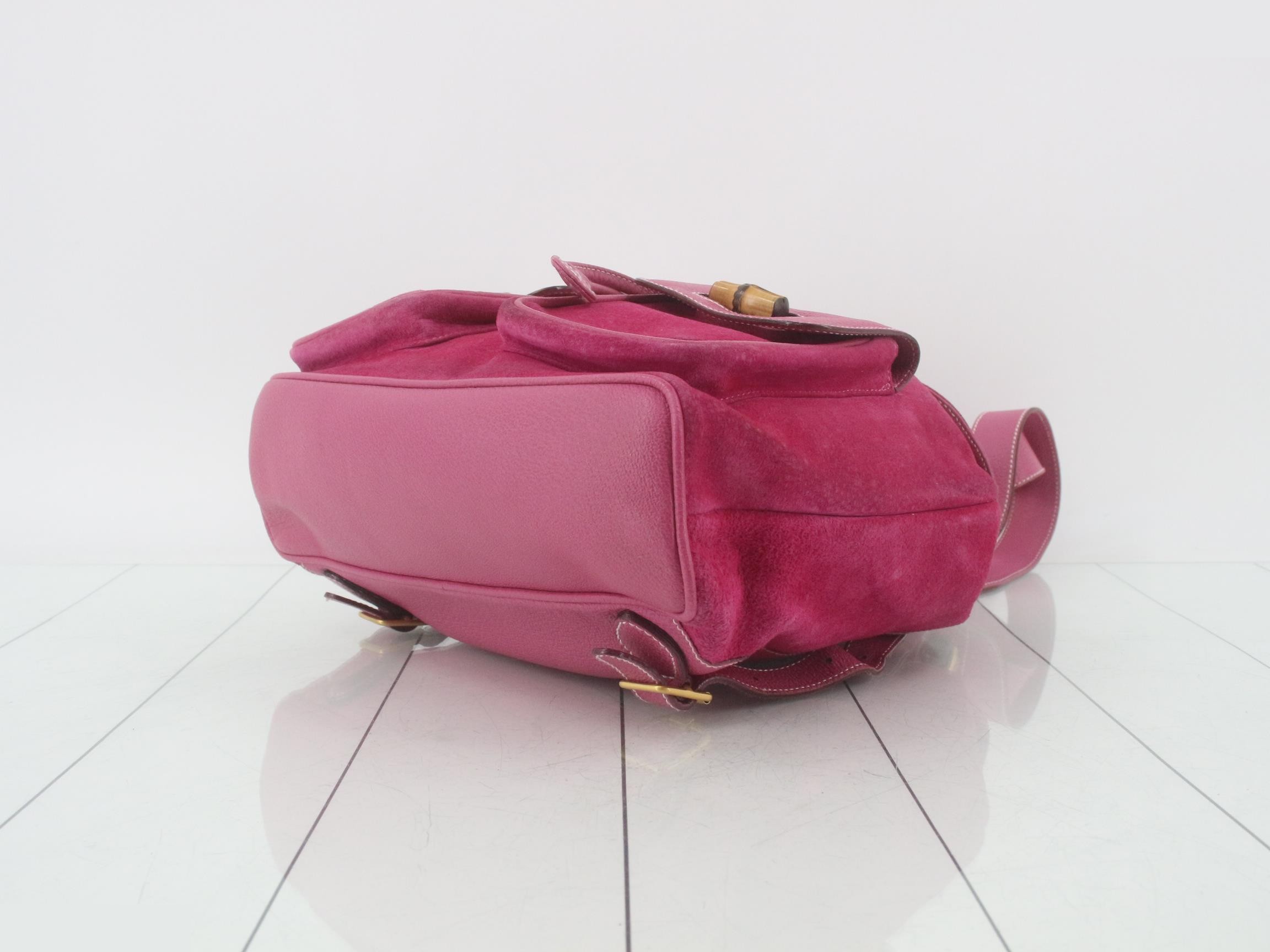 Bamboo suede leather backpack — view 6