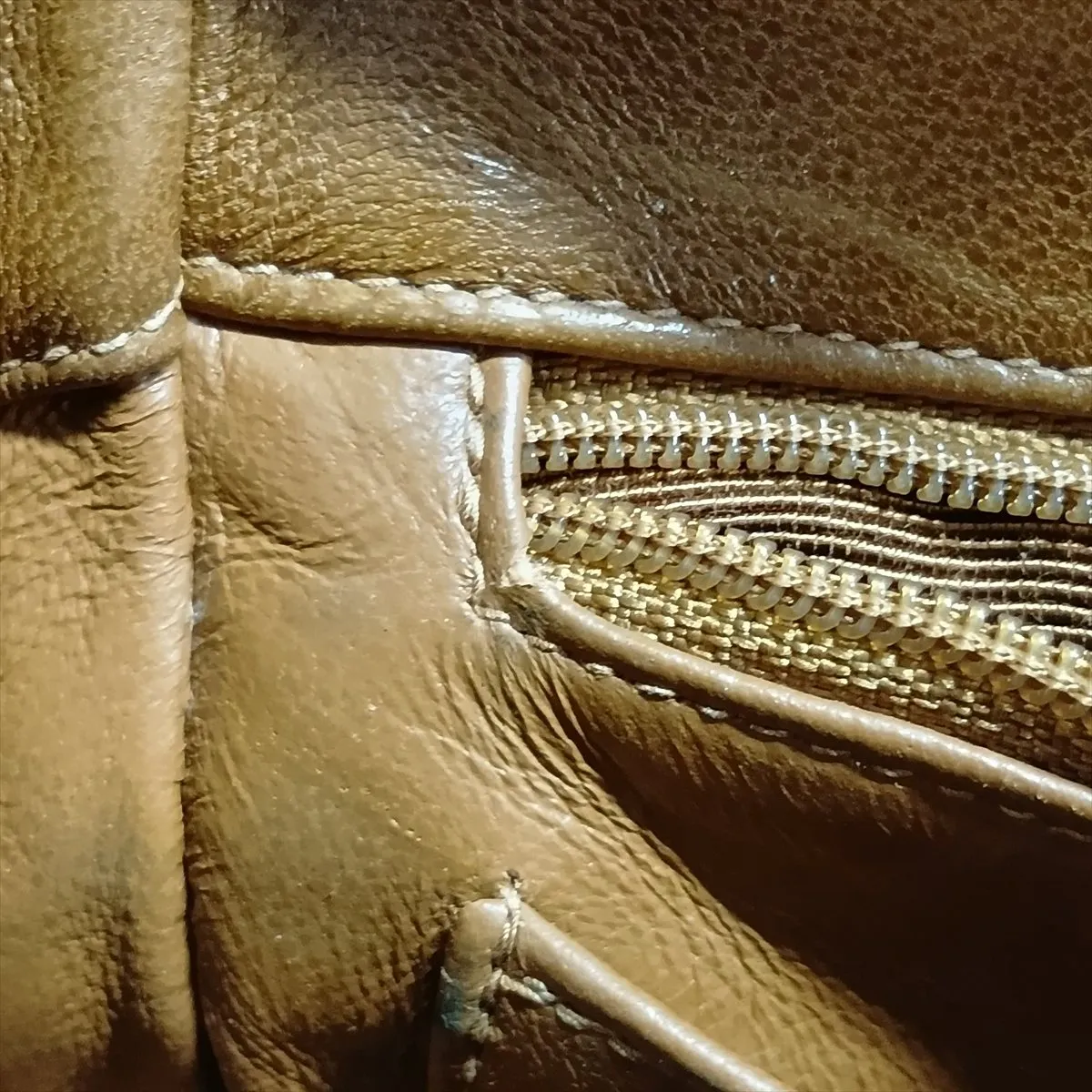 Matelassé Lambskin Chain Tote Bag, Brown with Gold Hardware, Item No. 1077052 — view 13