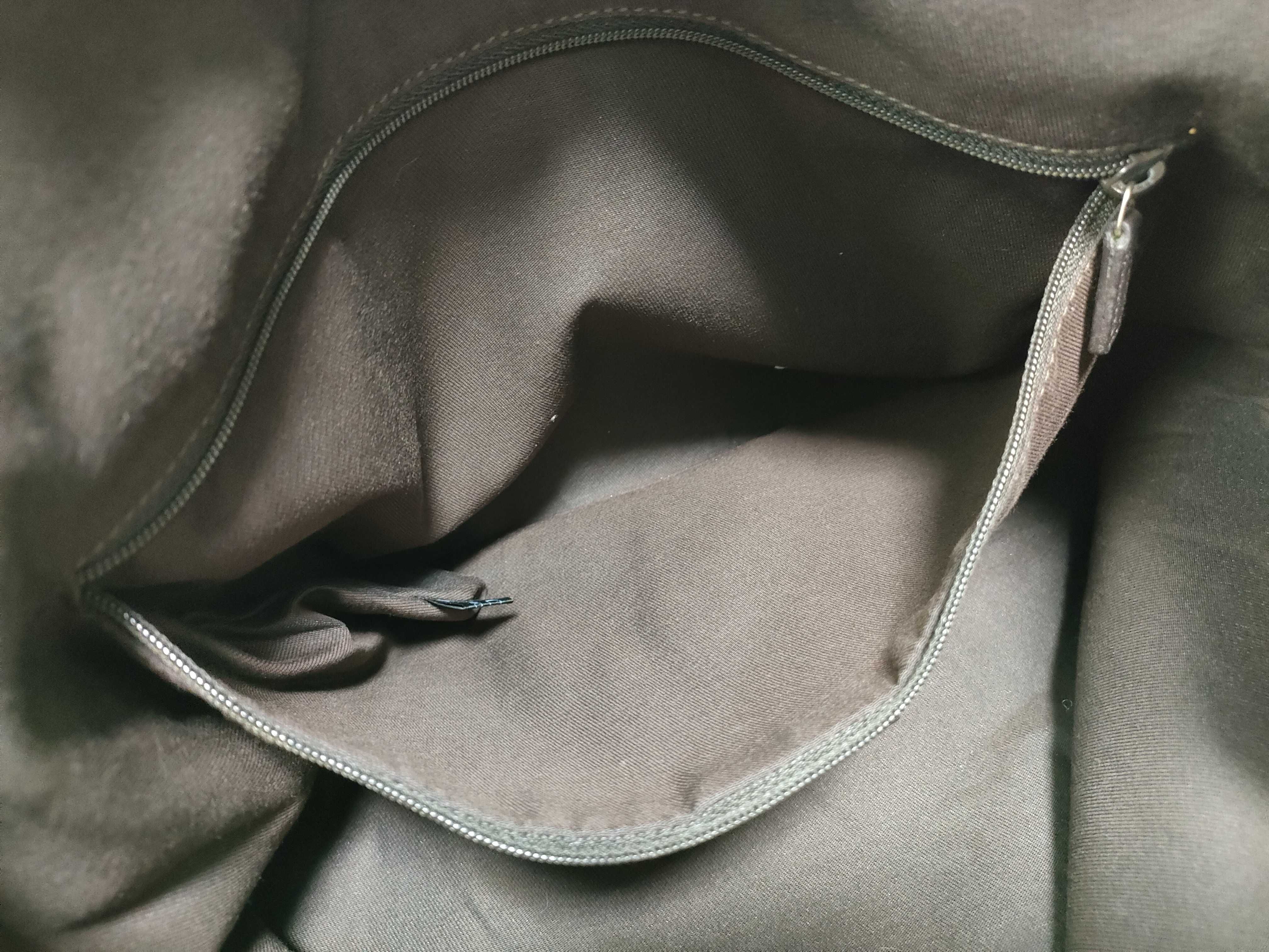 Dark Brown Canvas GG Supreme Pumpkin Shoulder Bag (Handbag) — view 15