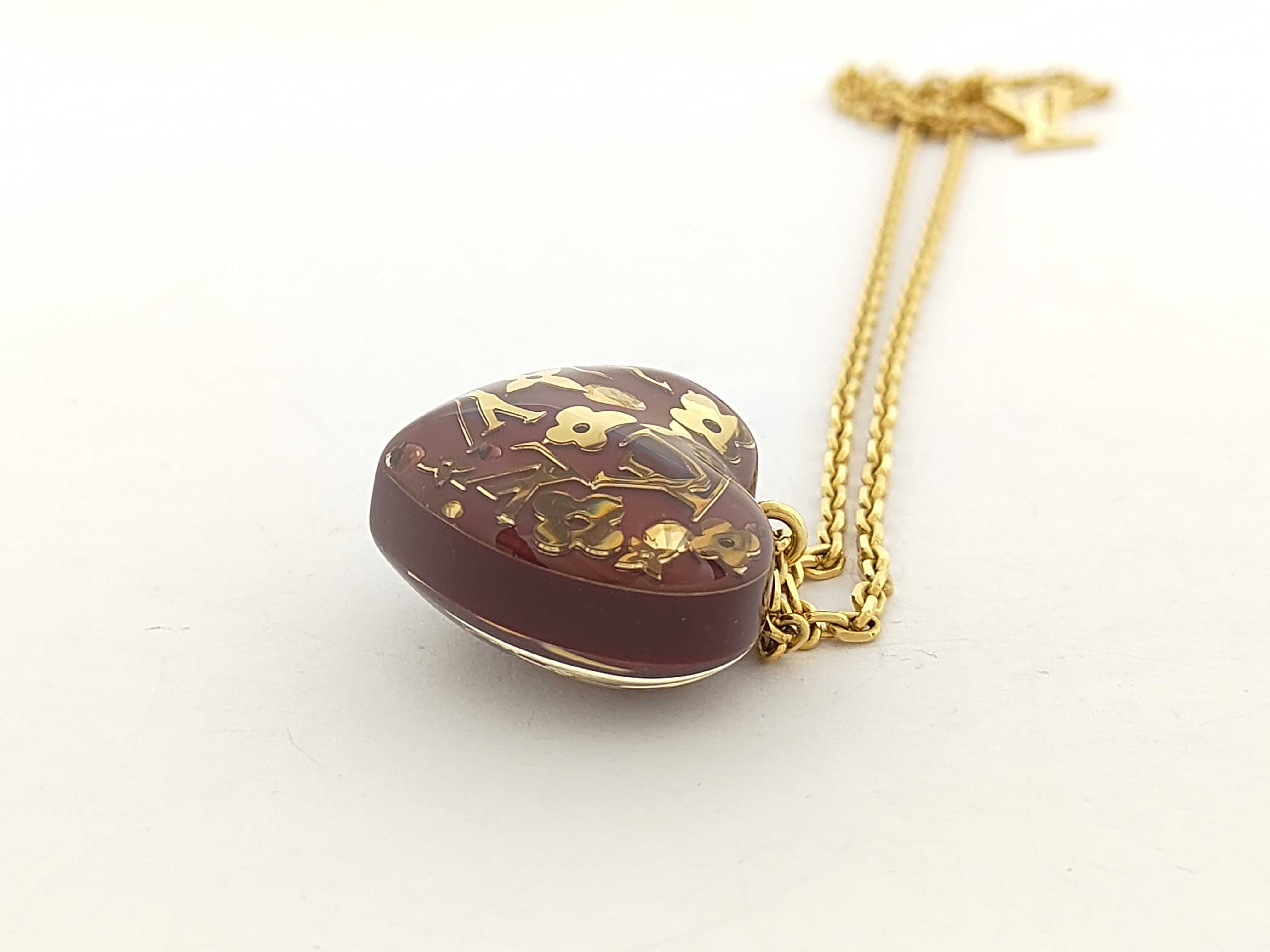 Inclusion Bordeaux Necklace — view 3