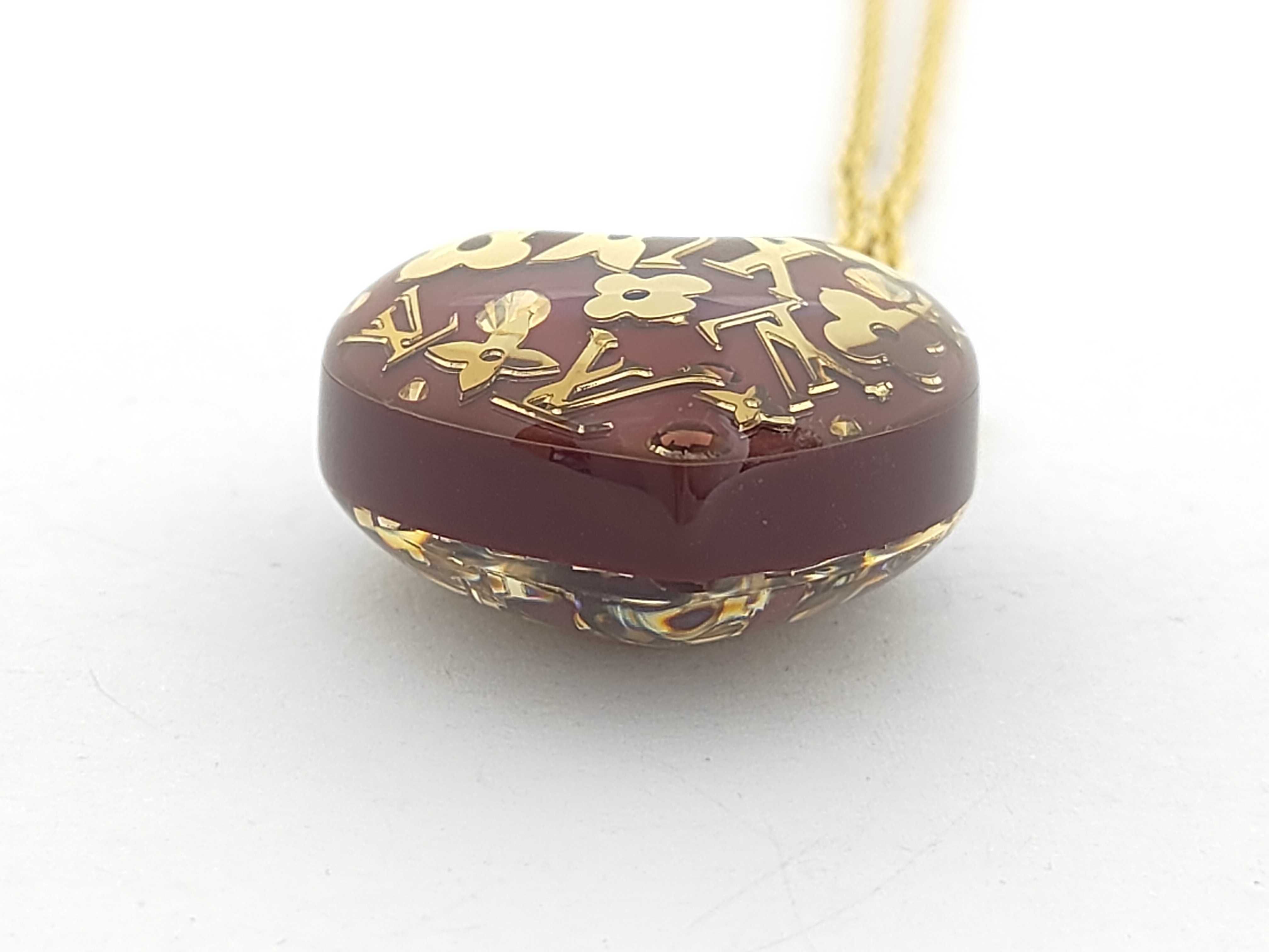 Inclusion Bordeaux Necklace — view 4