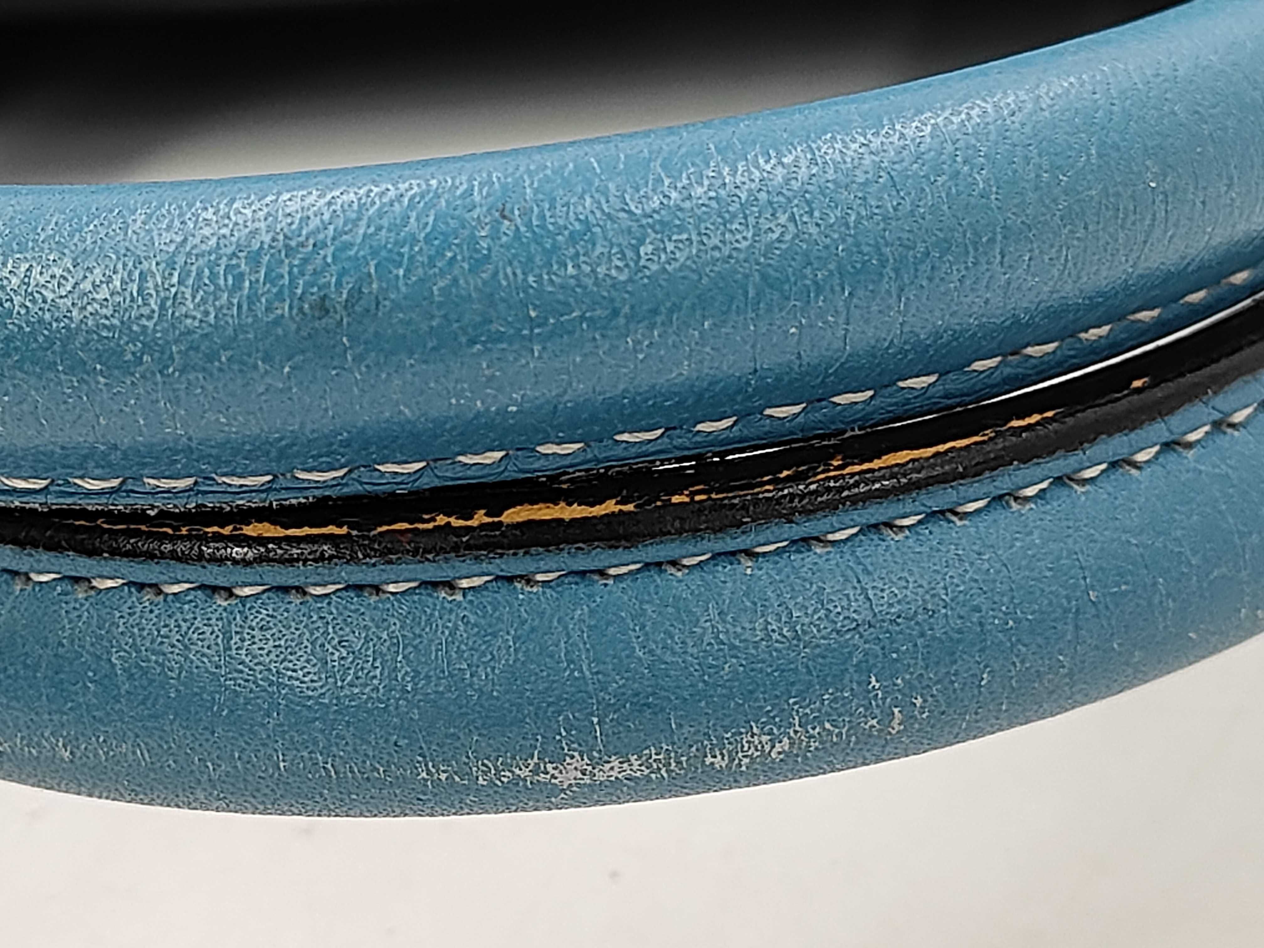 Birkin 35 Taurillon Clemence Blue Jean Gold Hardware B Handbag — view 6
