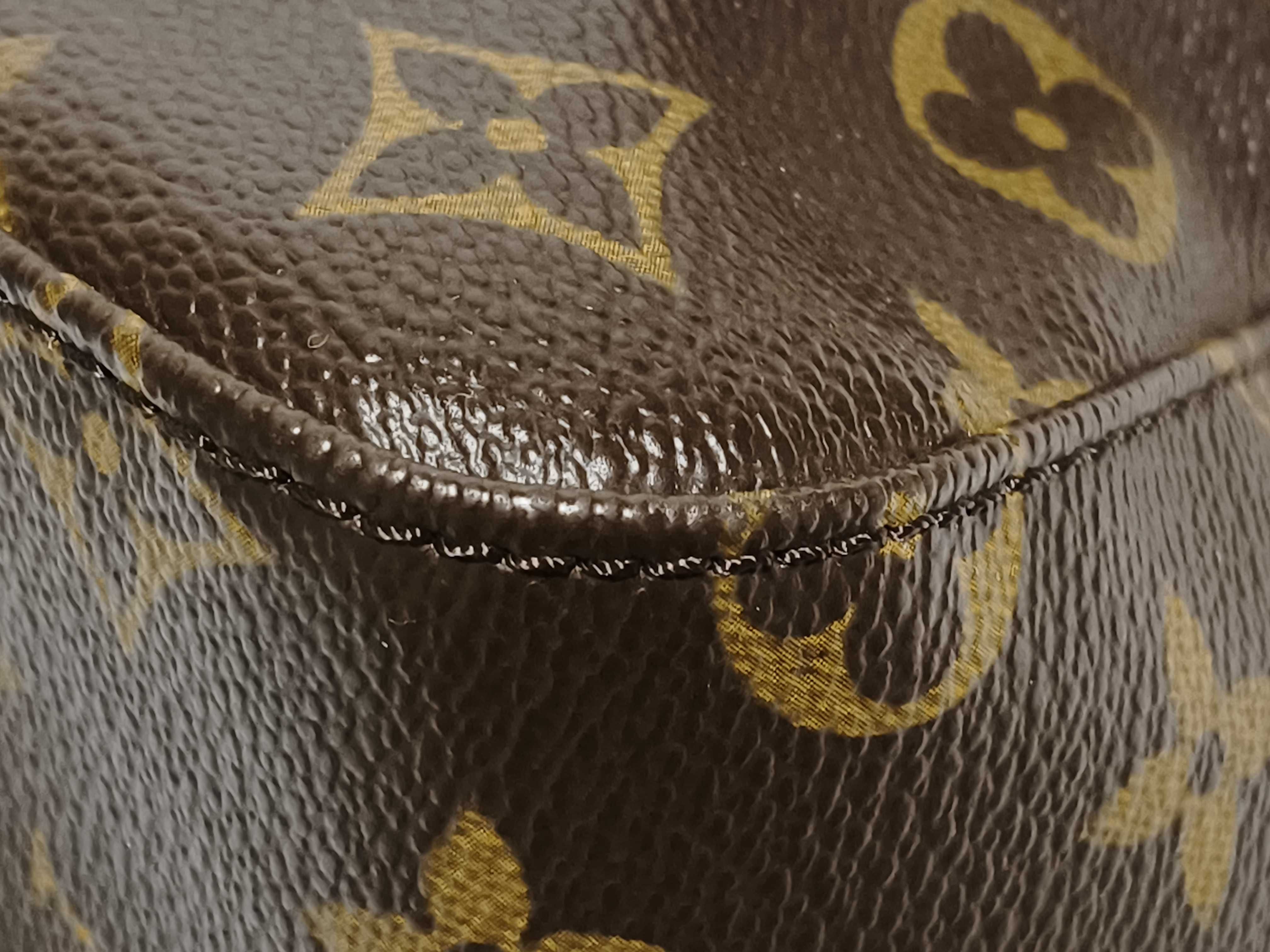 Monogram Handbag Mini Looping Brown Handbag — view 6