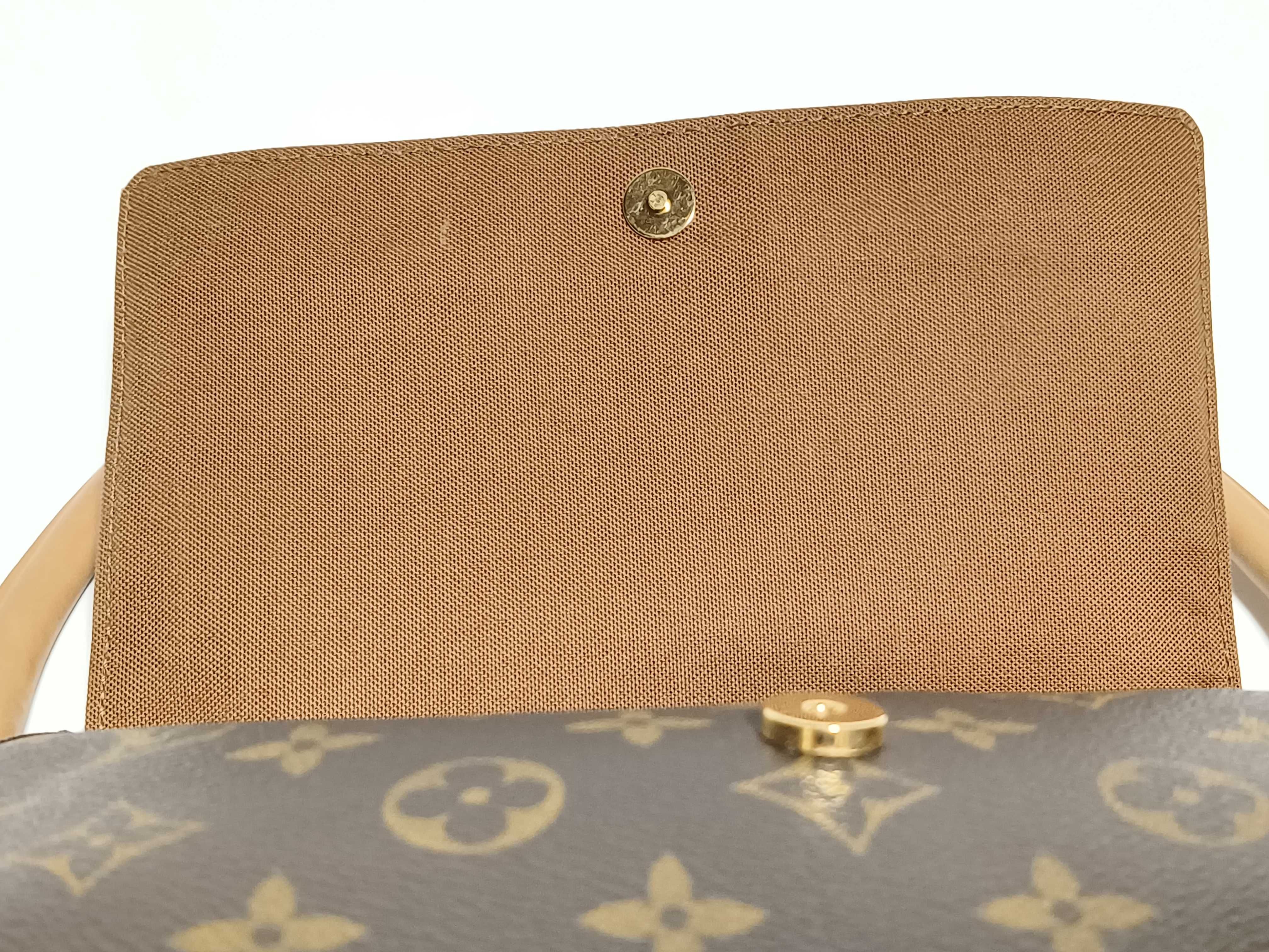 Monogram Handbag Mini Looping Brown Handbag — view 8