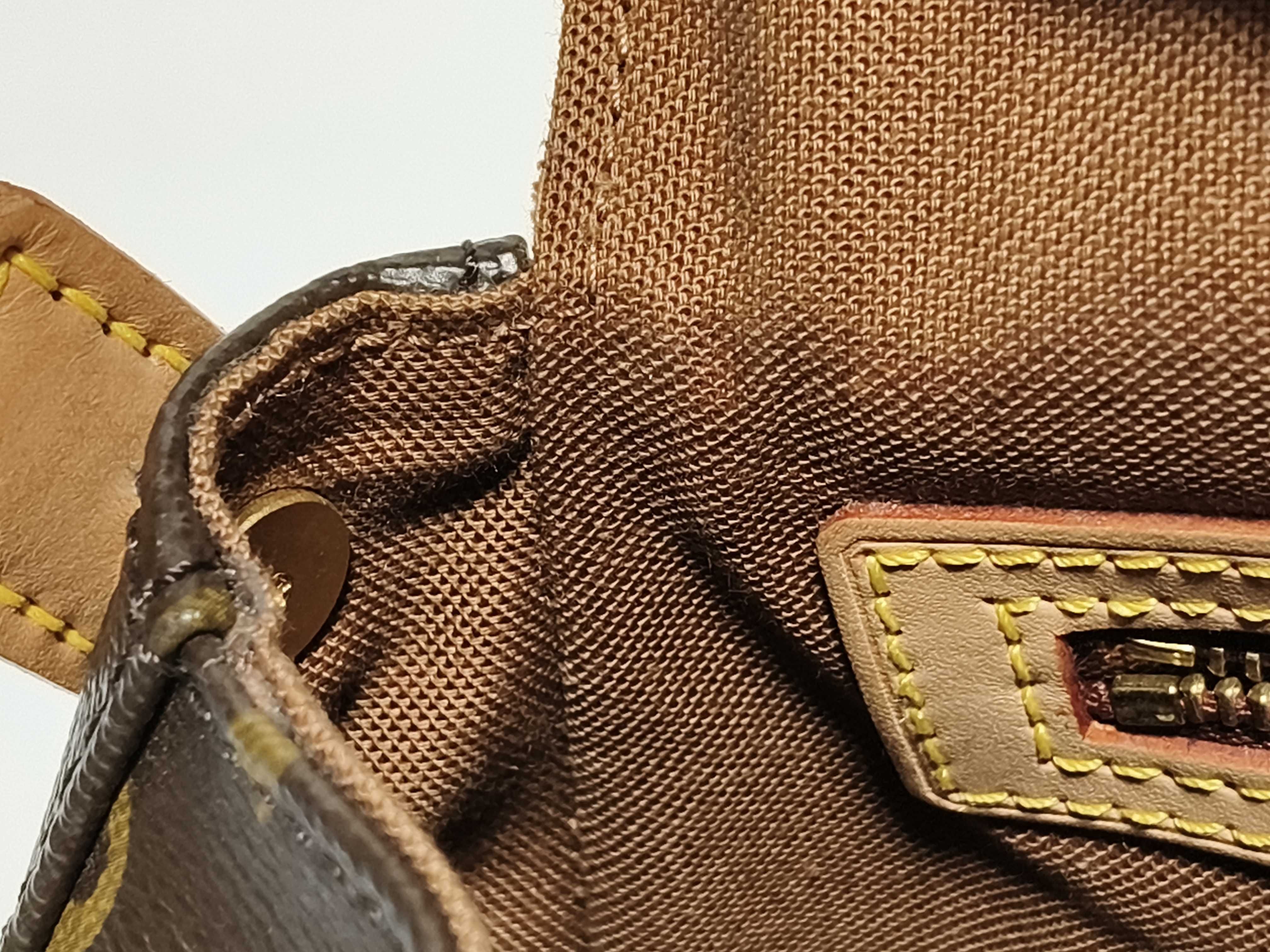 Monogram Handbag Mini Looping Brown Handbag — view 9