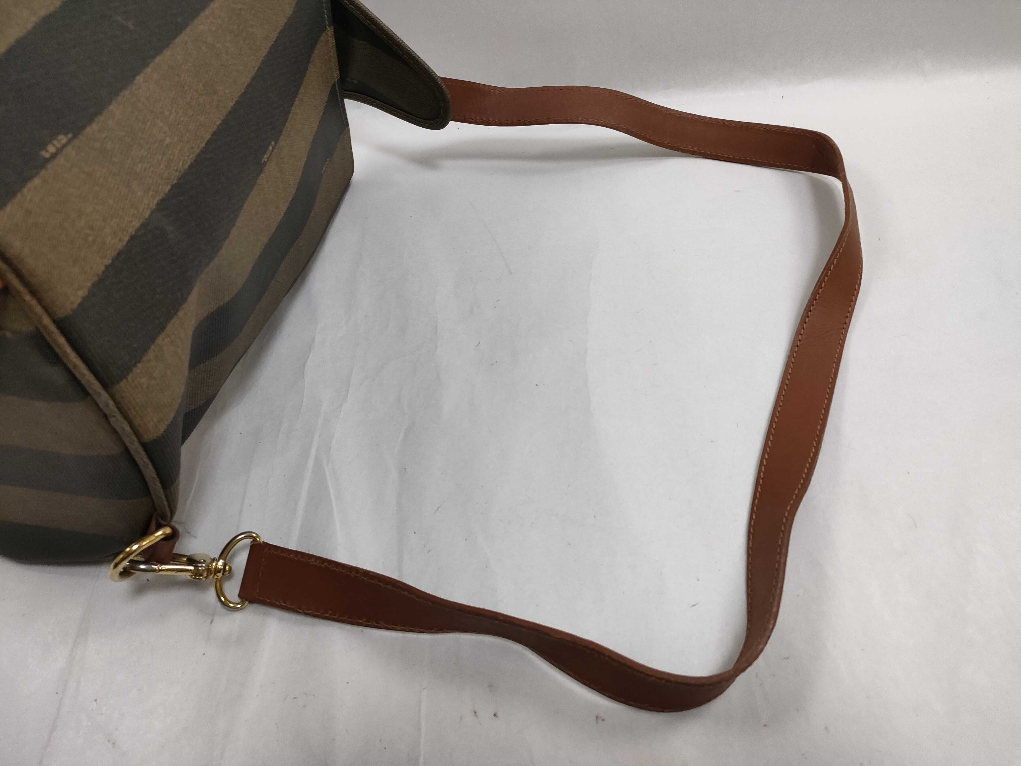 Striped Shoulder Bag, Backpack Style Shoulder Bag — view 3