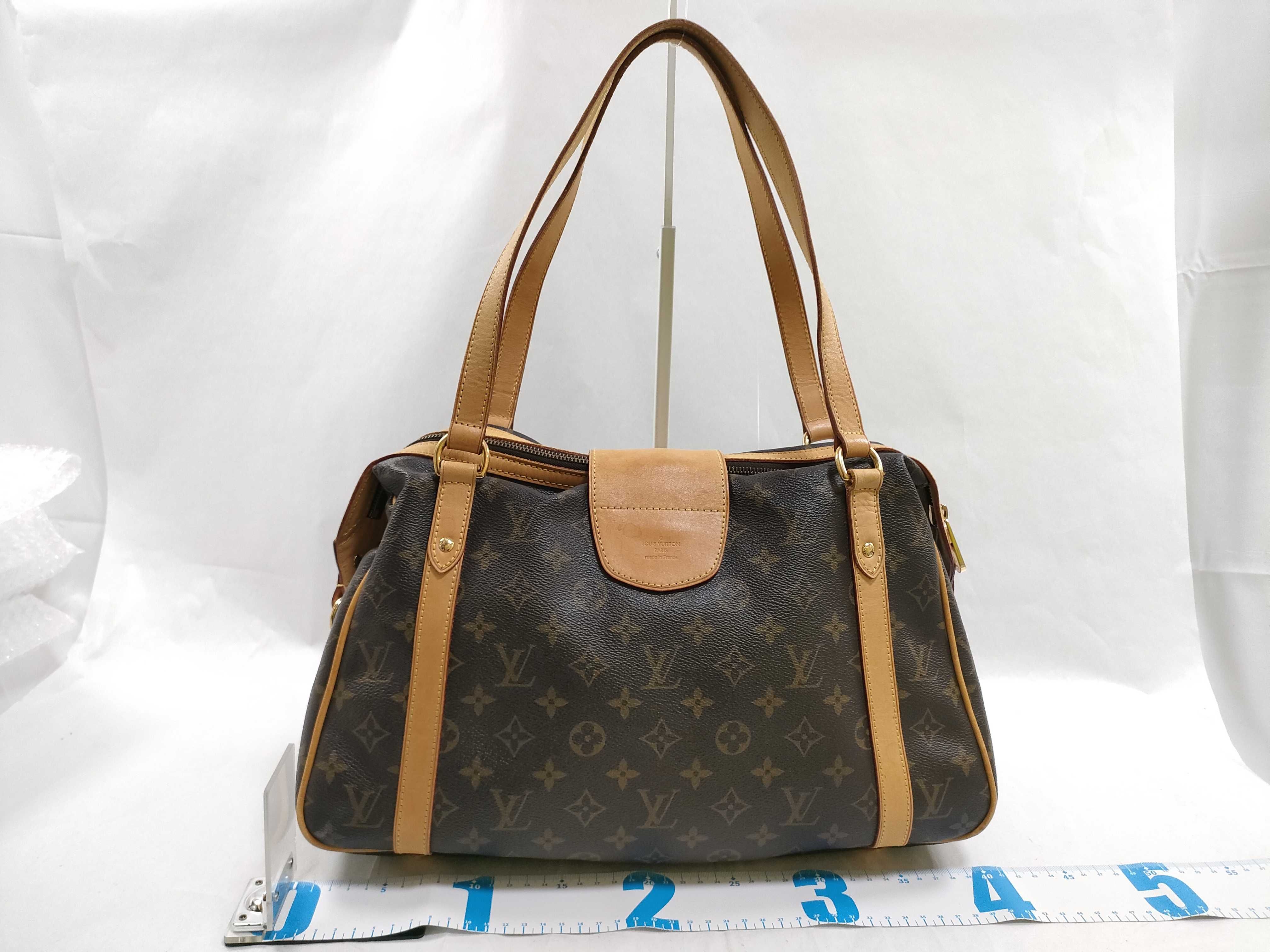 Monogram Streza PM M51186 TH4029 Handbag (with discoloration, scuffs, and edge wear) — view 2