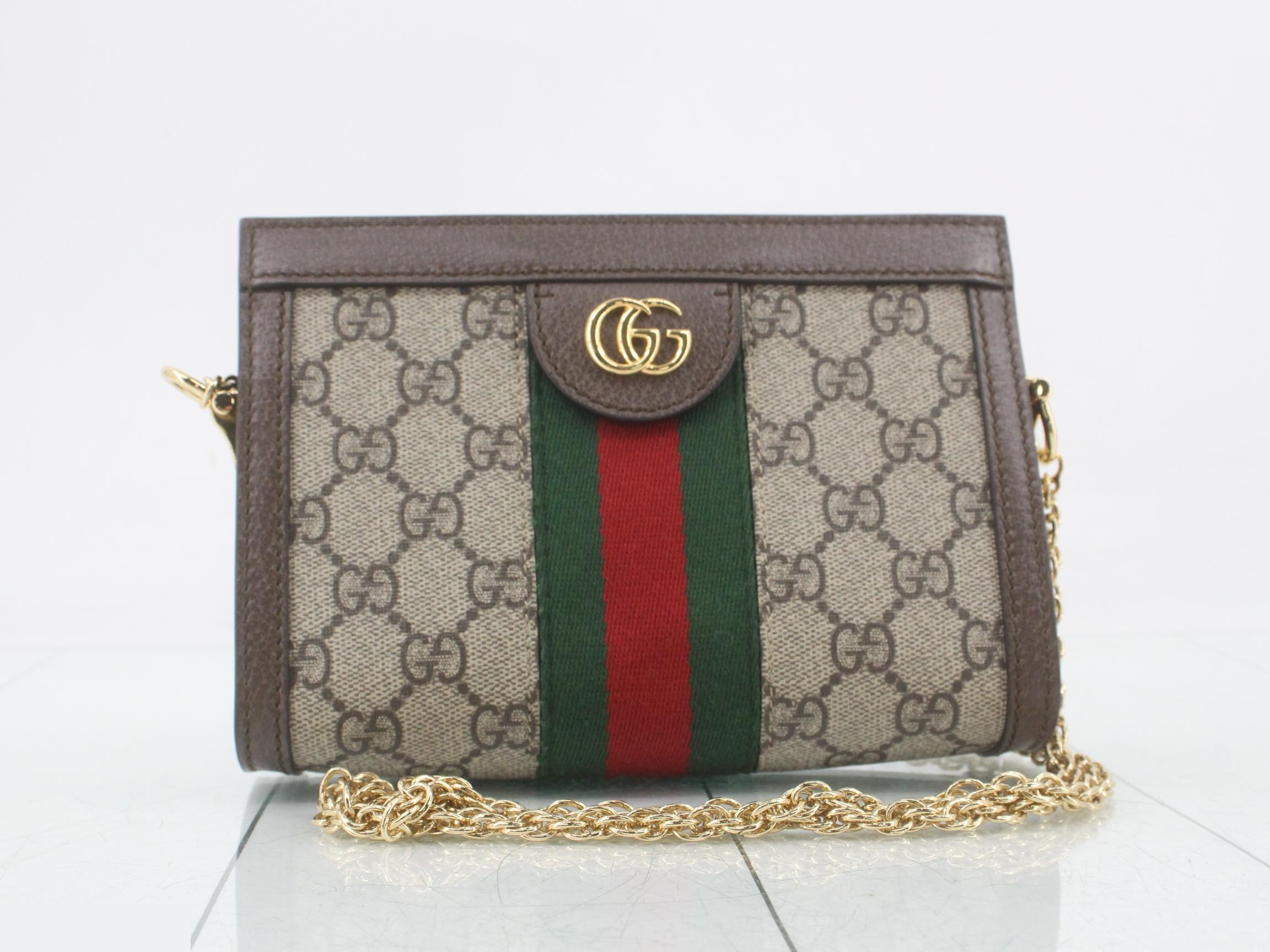 Unused GG Ophidia chain shoulder bag