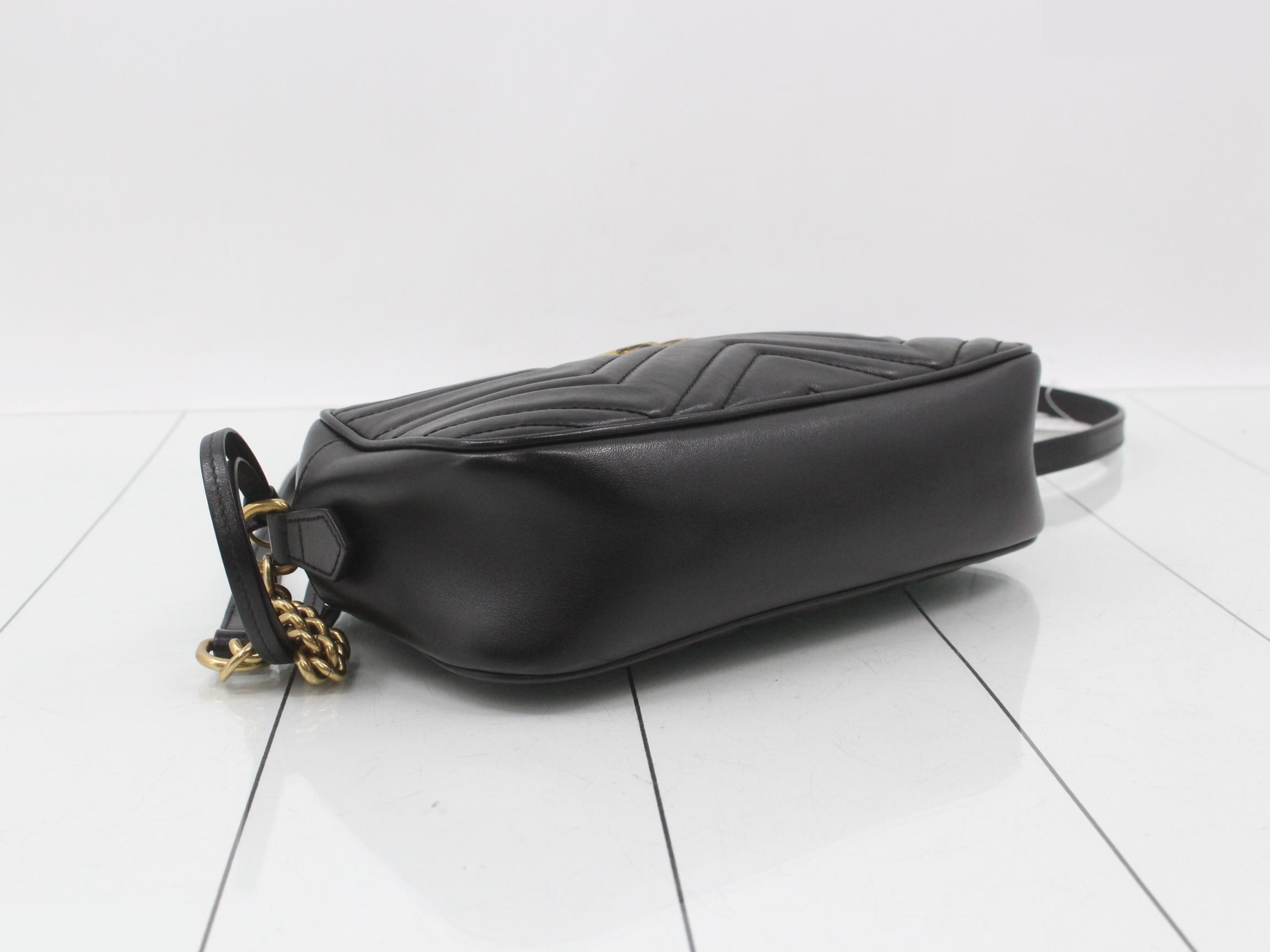 Marmont Shoulder Bag, Black, 447632, 520981 — view 5