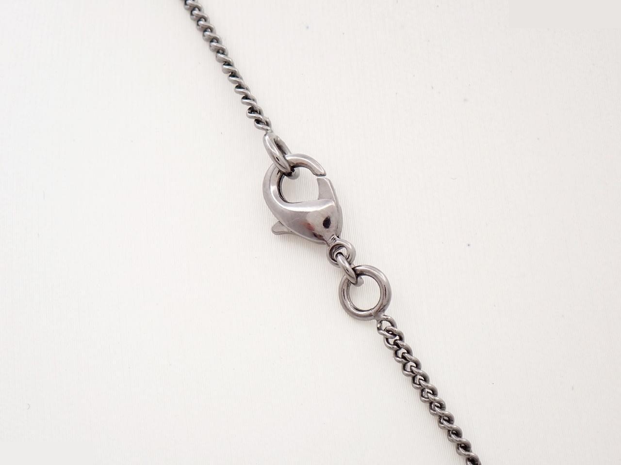 Coco Mark Rhinestone Necklace, Chain approx. 60cm — view 2