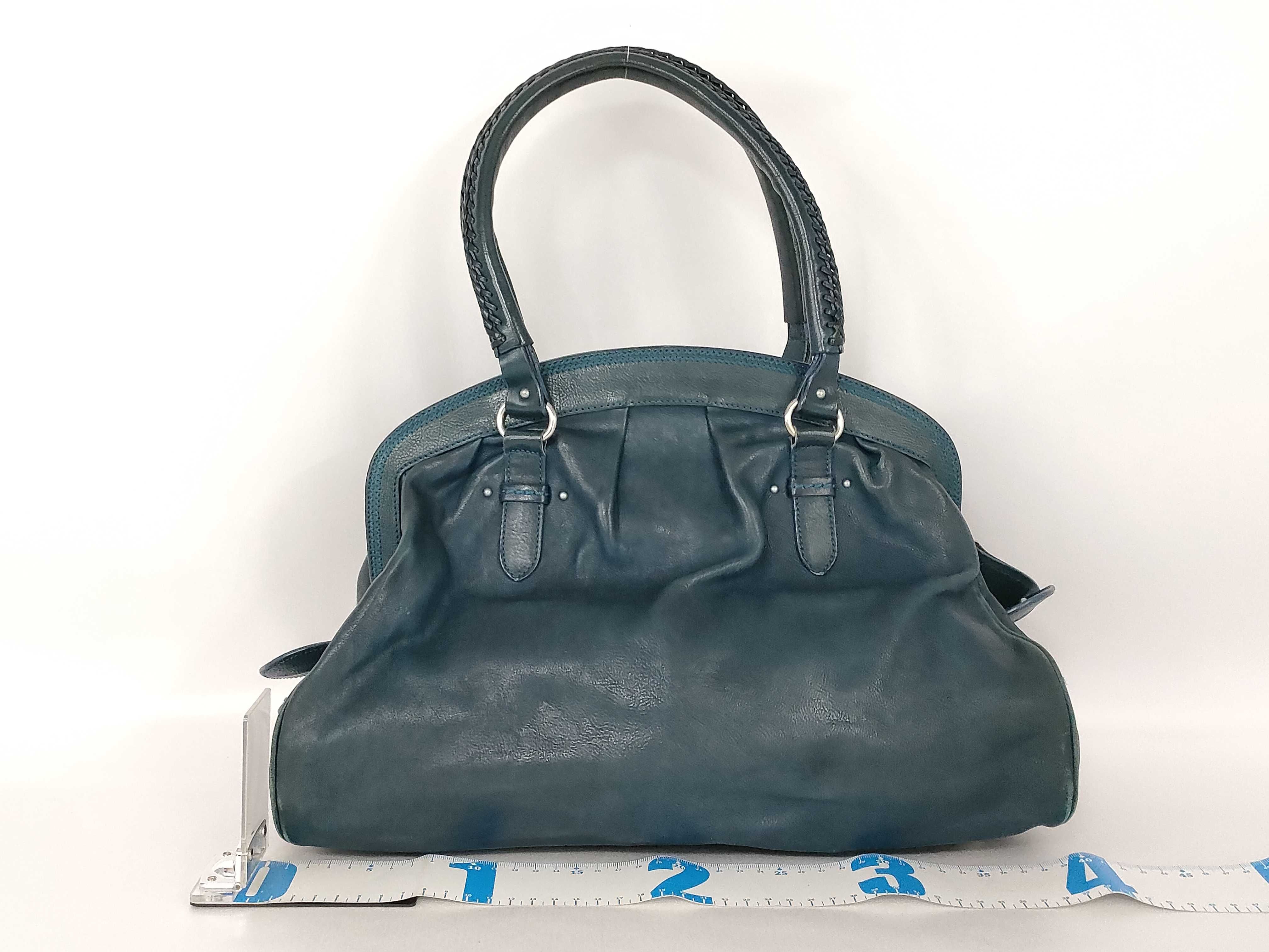 Leather Boston Bag Handbag — view 2