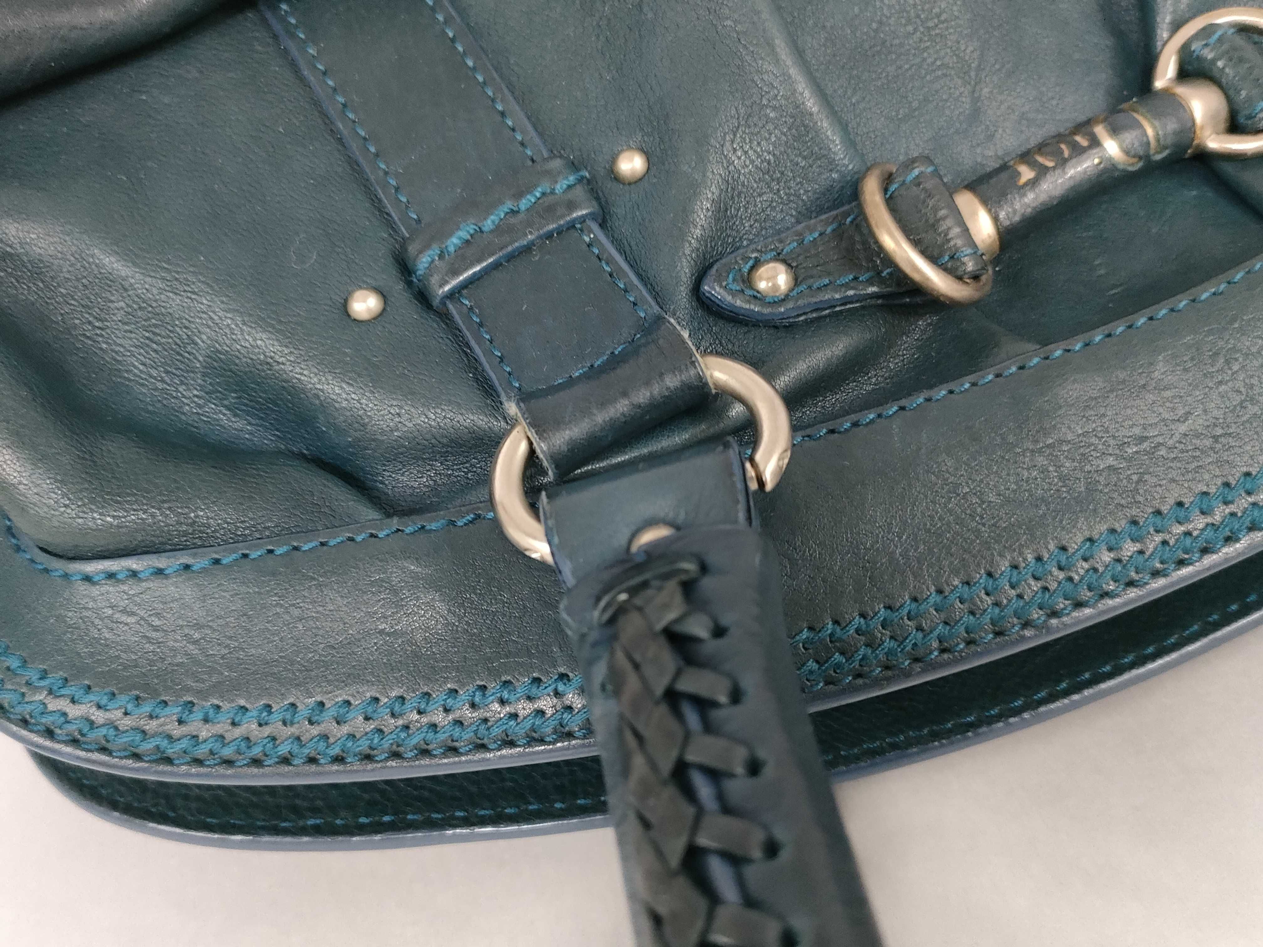 Leather Boston Bag Handbag — view 5