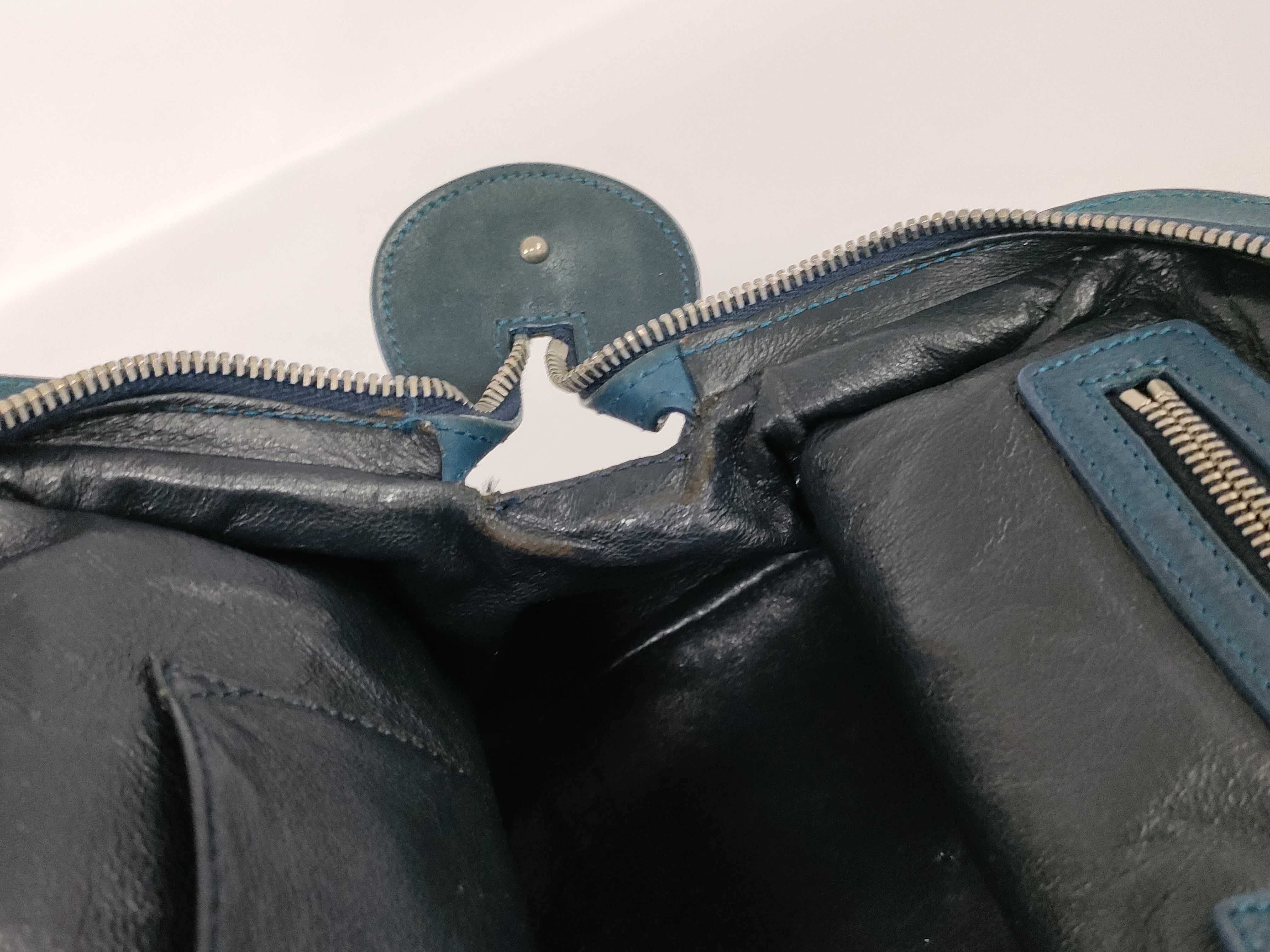 Leather Boston Bag Handbag — view 10