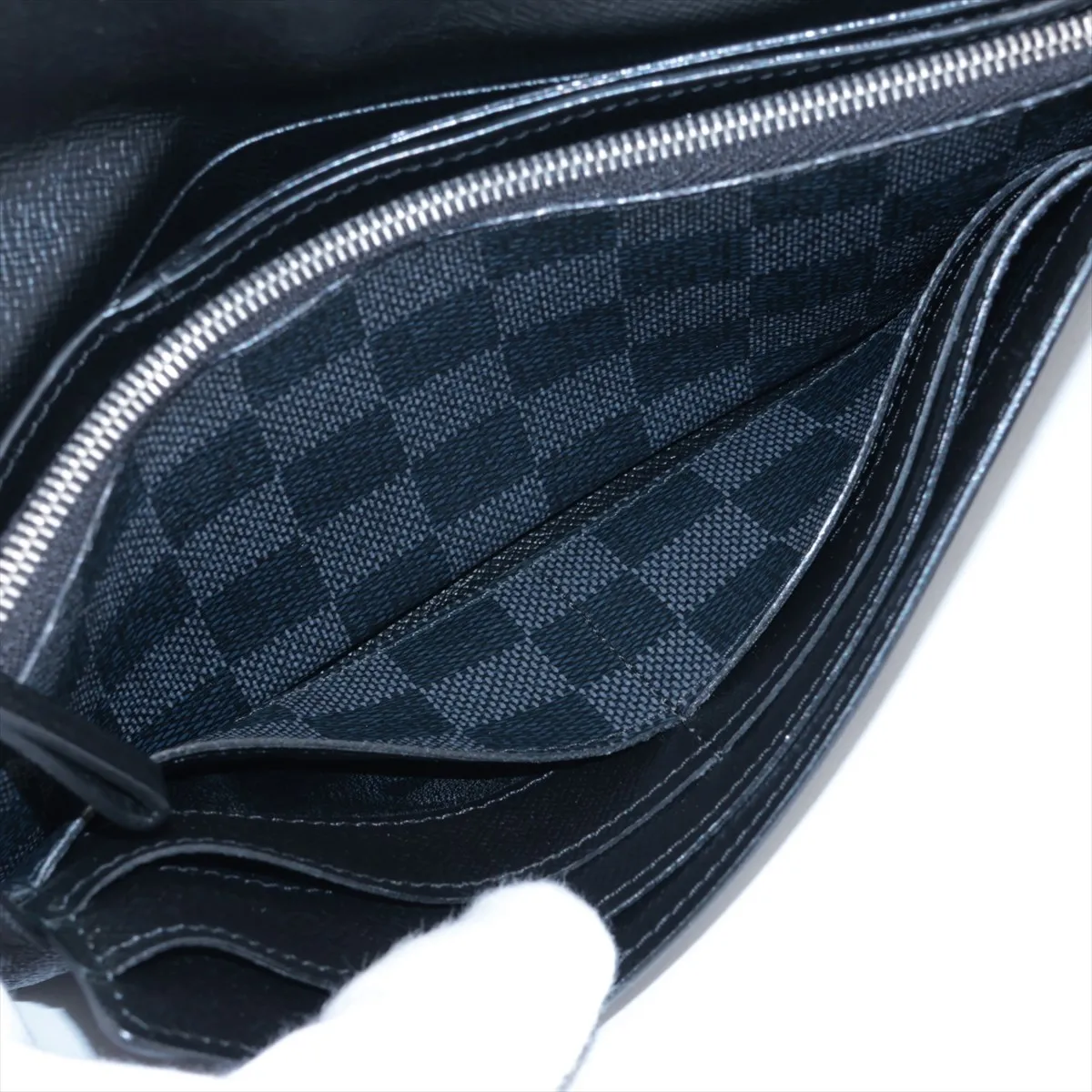Damier Graphite Portefeuille Long Modulable N63084 Black Long Wallet (Serial Number Unknown) — view 7