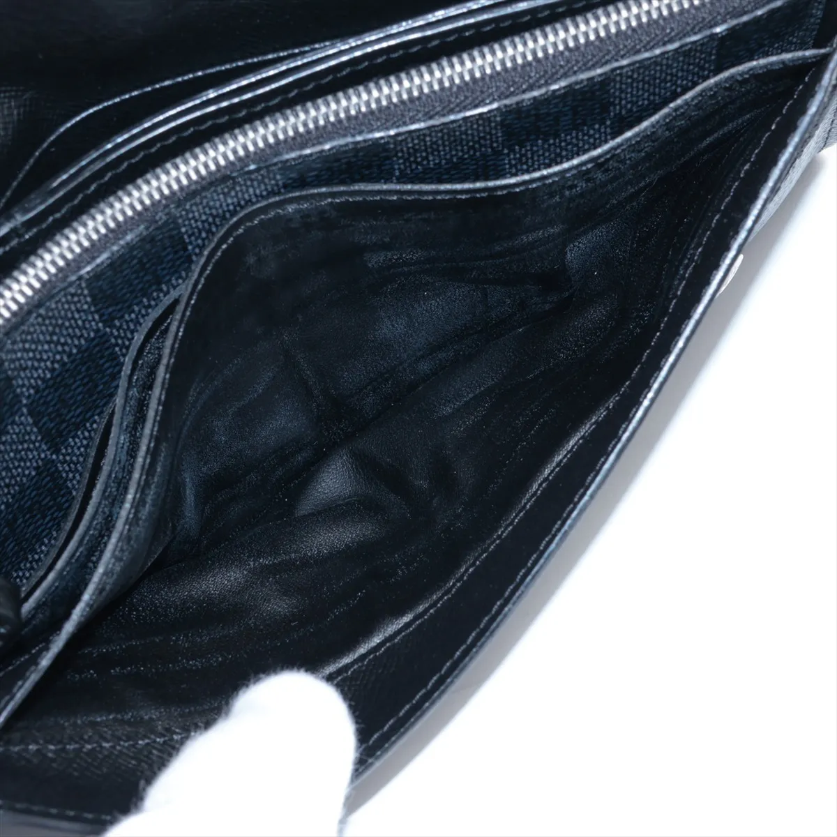 Damier Graphite Portefeuille Long Modulable N63084 Black Long Wallet (Serial Number Unknown) — view 8