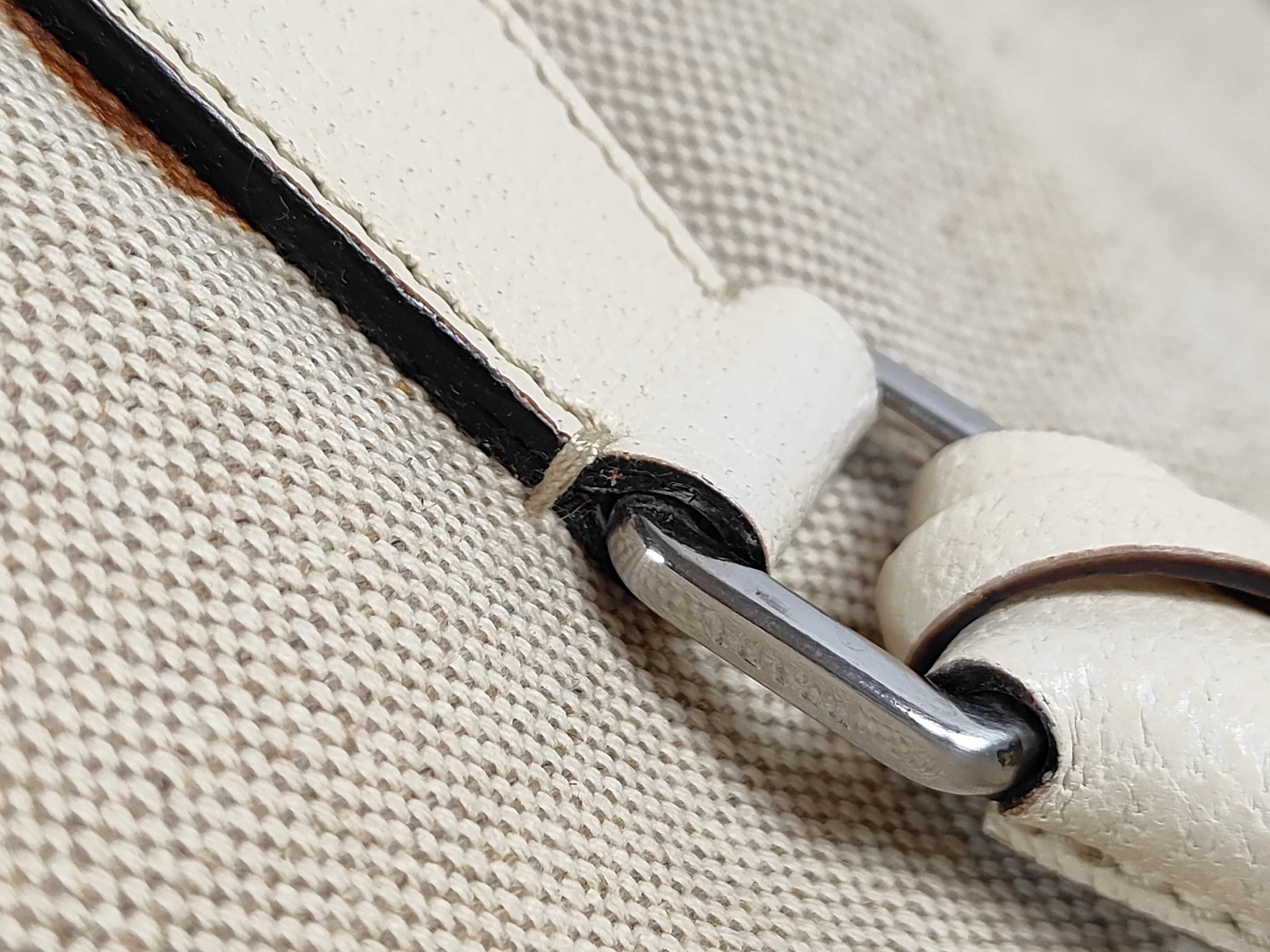 Leather Canvas Bowling Bag Shoulder Bag Tote Bag — view 5