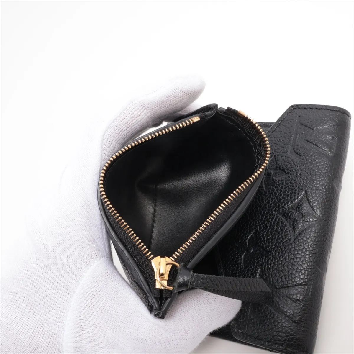 Empreinte Portefeuille Victorine M64060 Noir Compact Wallet RFID Reactive — view 6
