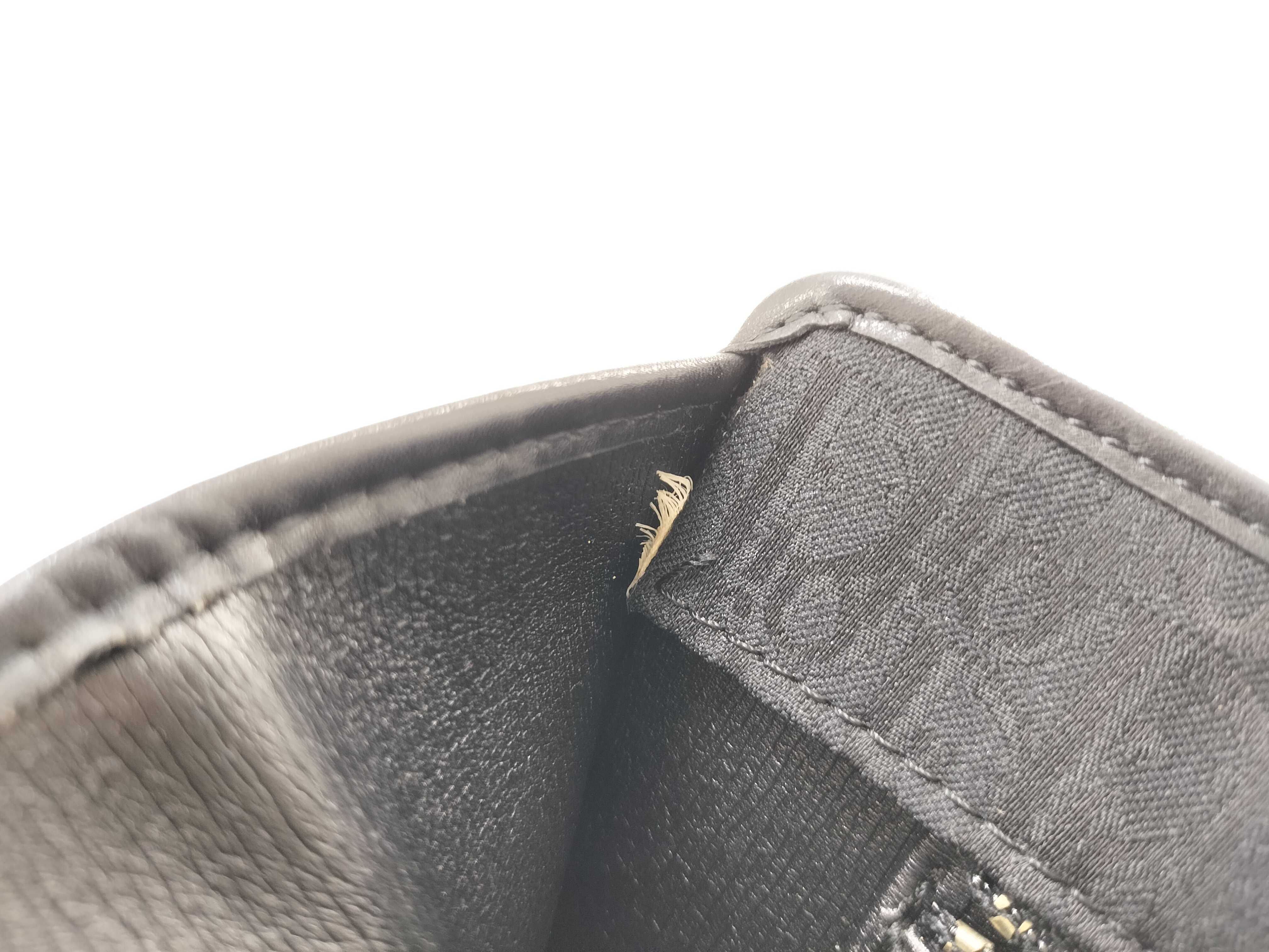 Trotter Chain Bag, Canvas and Leather, Black Shoulder Bag — view 15