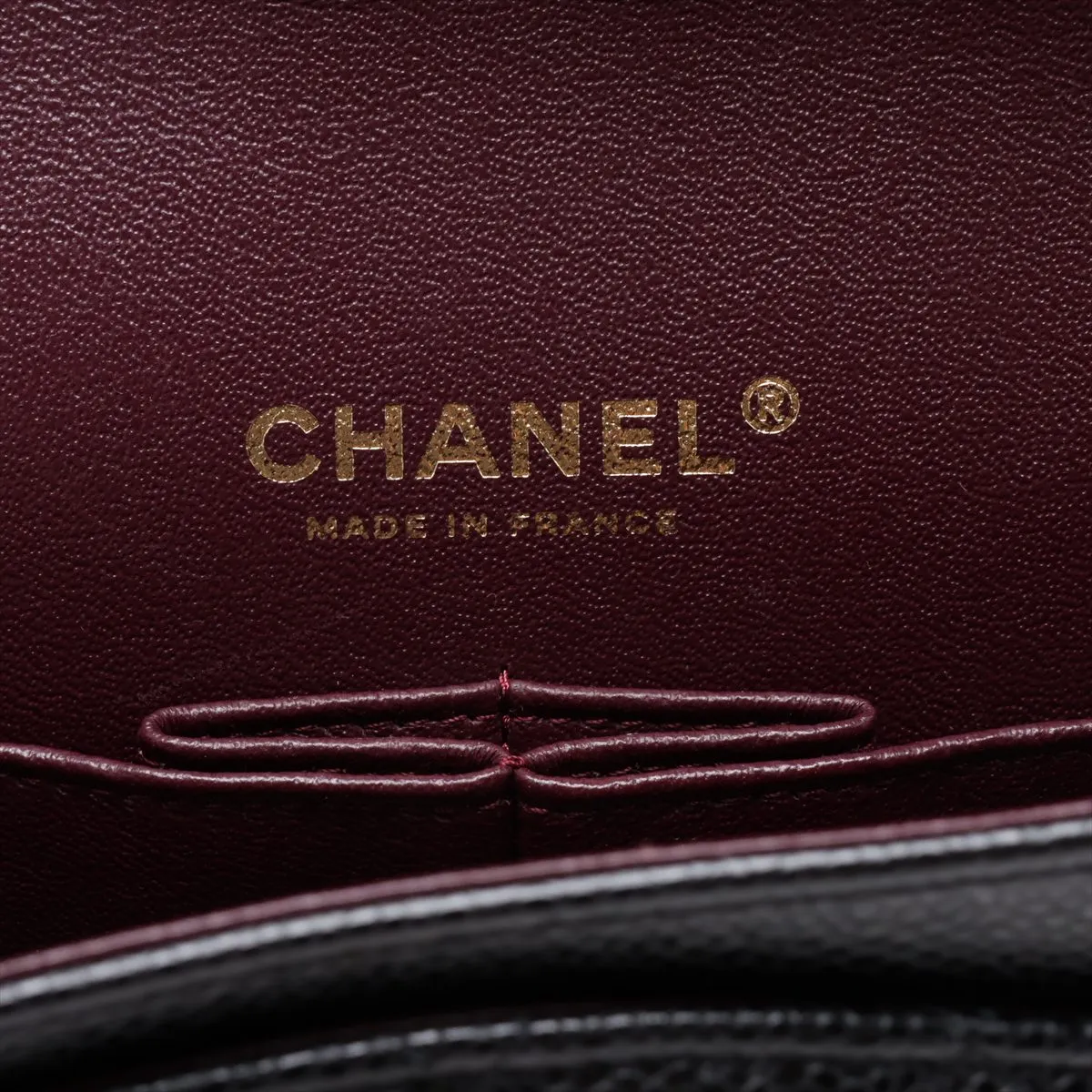 [Individually packaged] Chanel Matelassé 23 Small Caviar Skin Double Flap Double Chain Bag, Black with Gold Hardware, 28834182, Serial Number 28, A01113 — view 10