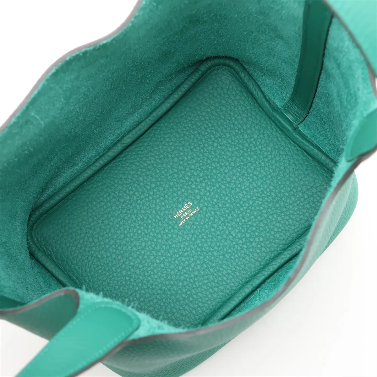 [Individually packaged] Hermes Picotin Lock 18 PM Taurillon Clemence Vert Vertigo Gold Hardware K: 2025 — view 7