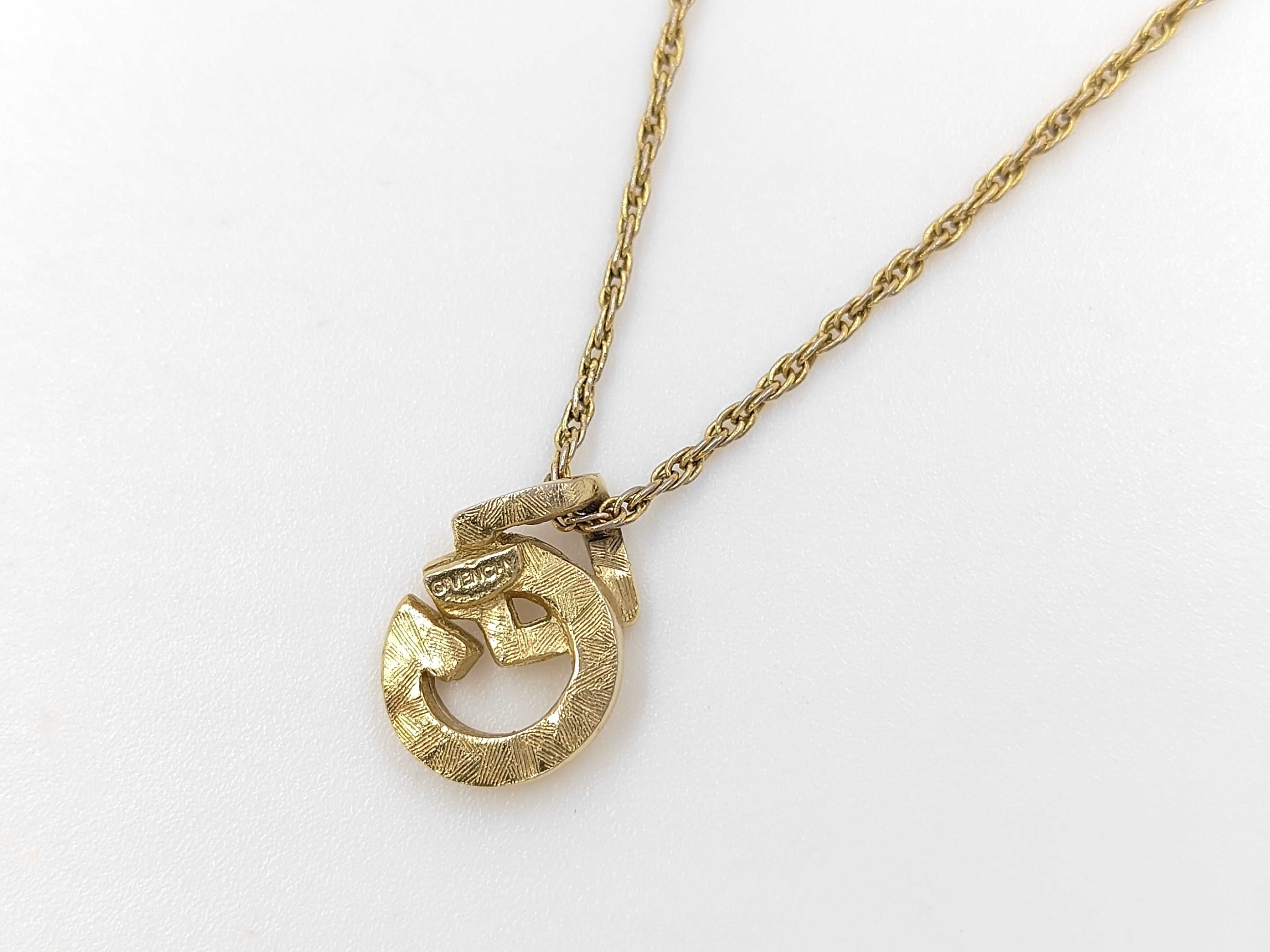 G-logo necklace — view 3