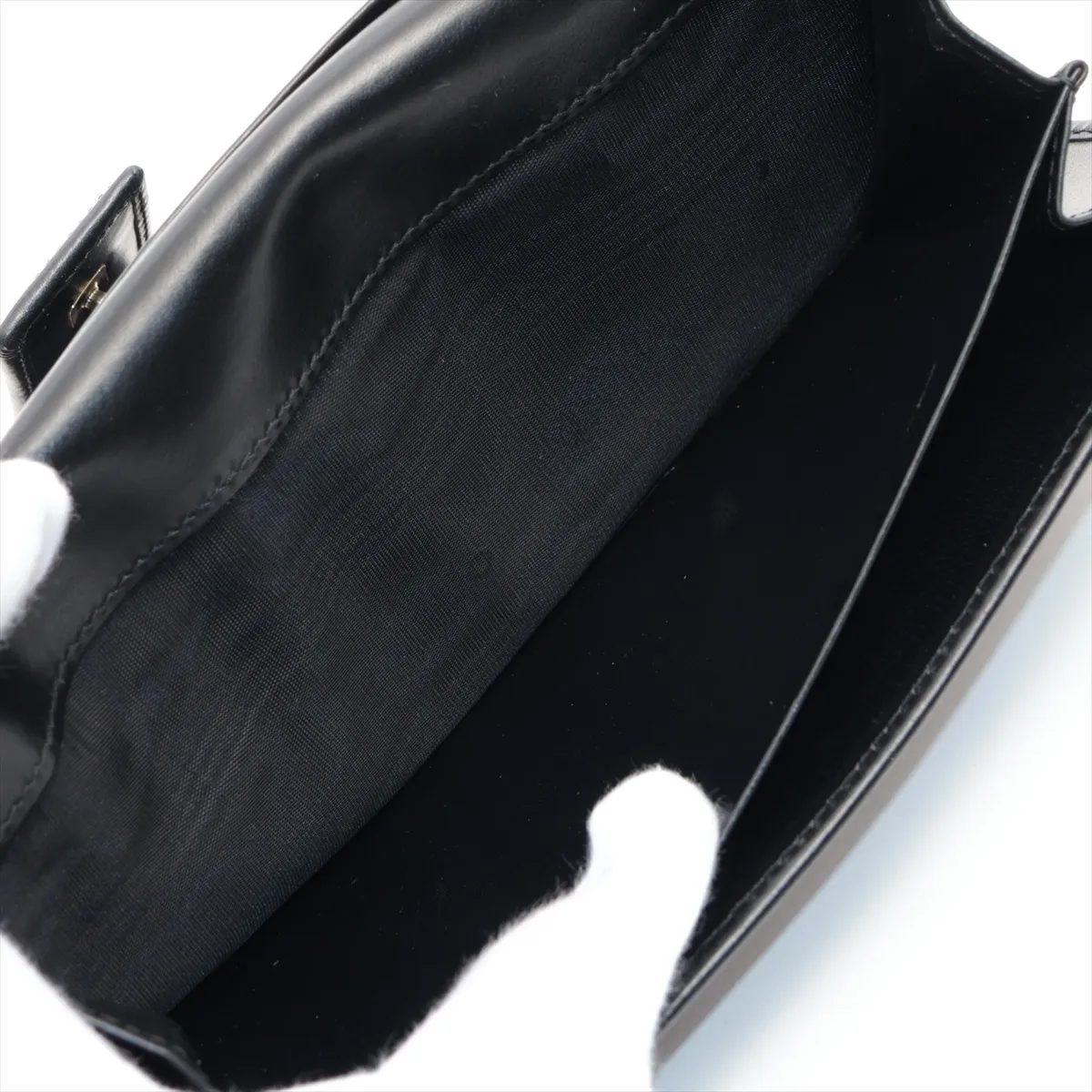 GG Canvas x Leather Long Wallet Black 035 1408 2150 — view 4