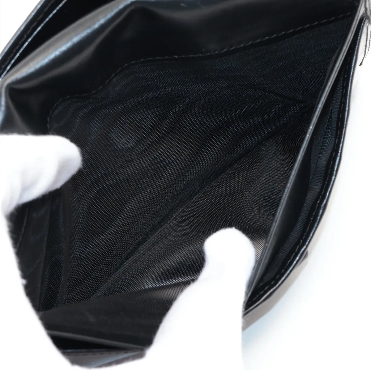 GG Canvas x Leather Long Wallet Black 035 1408 2150 — view 6