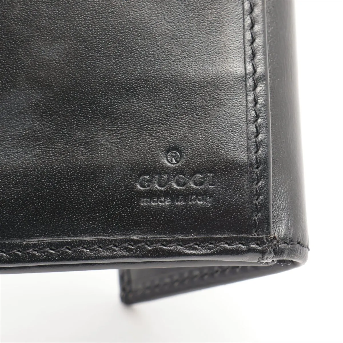 GG Canvas x Leather Long Wallet Black 035 1408 2150 — view 9