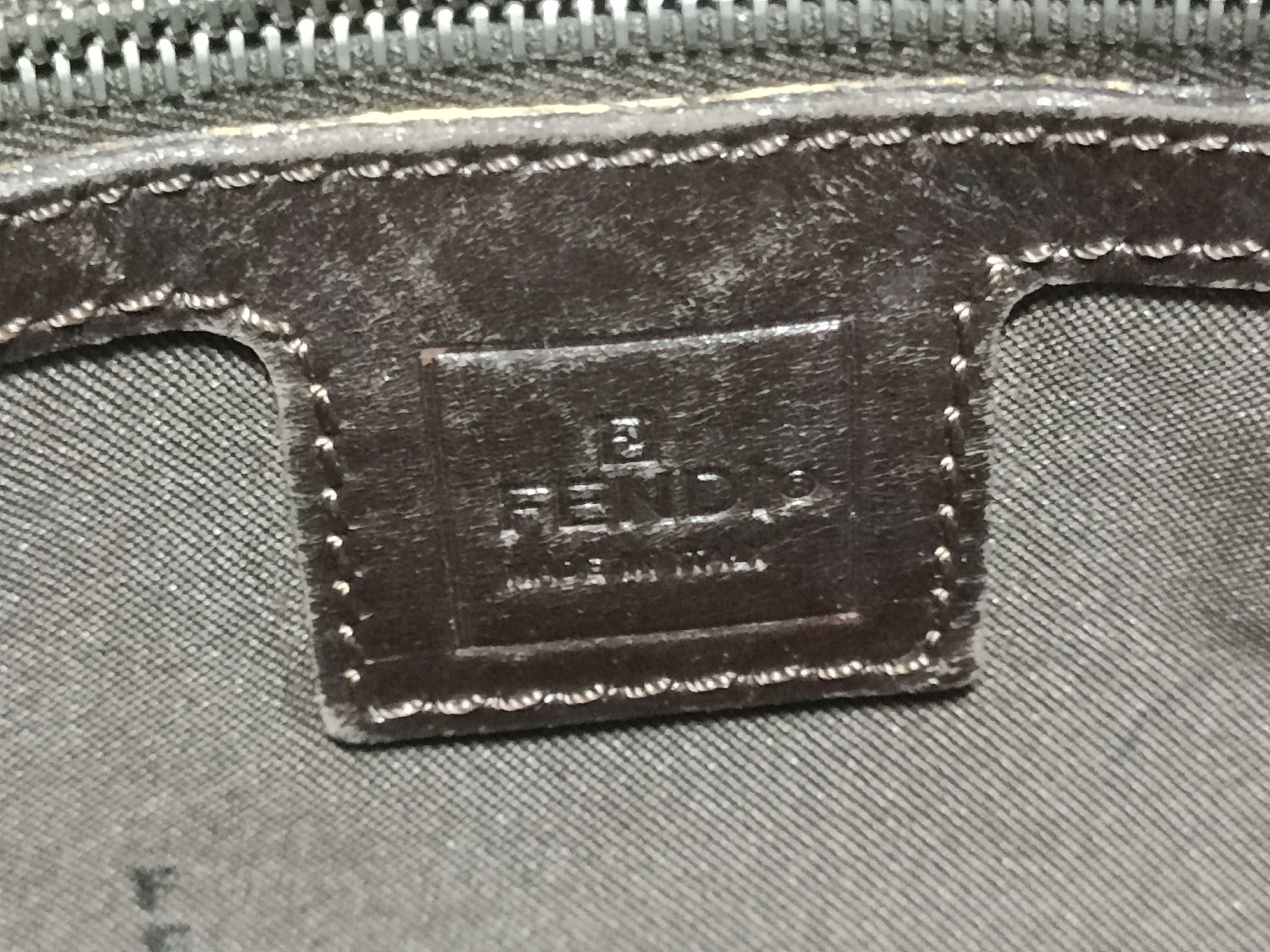 Zucca Canvas x Leather Mamma Bucket Shoulder Bag — view 11