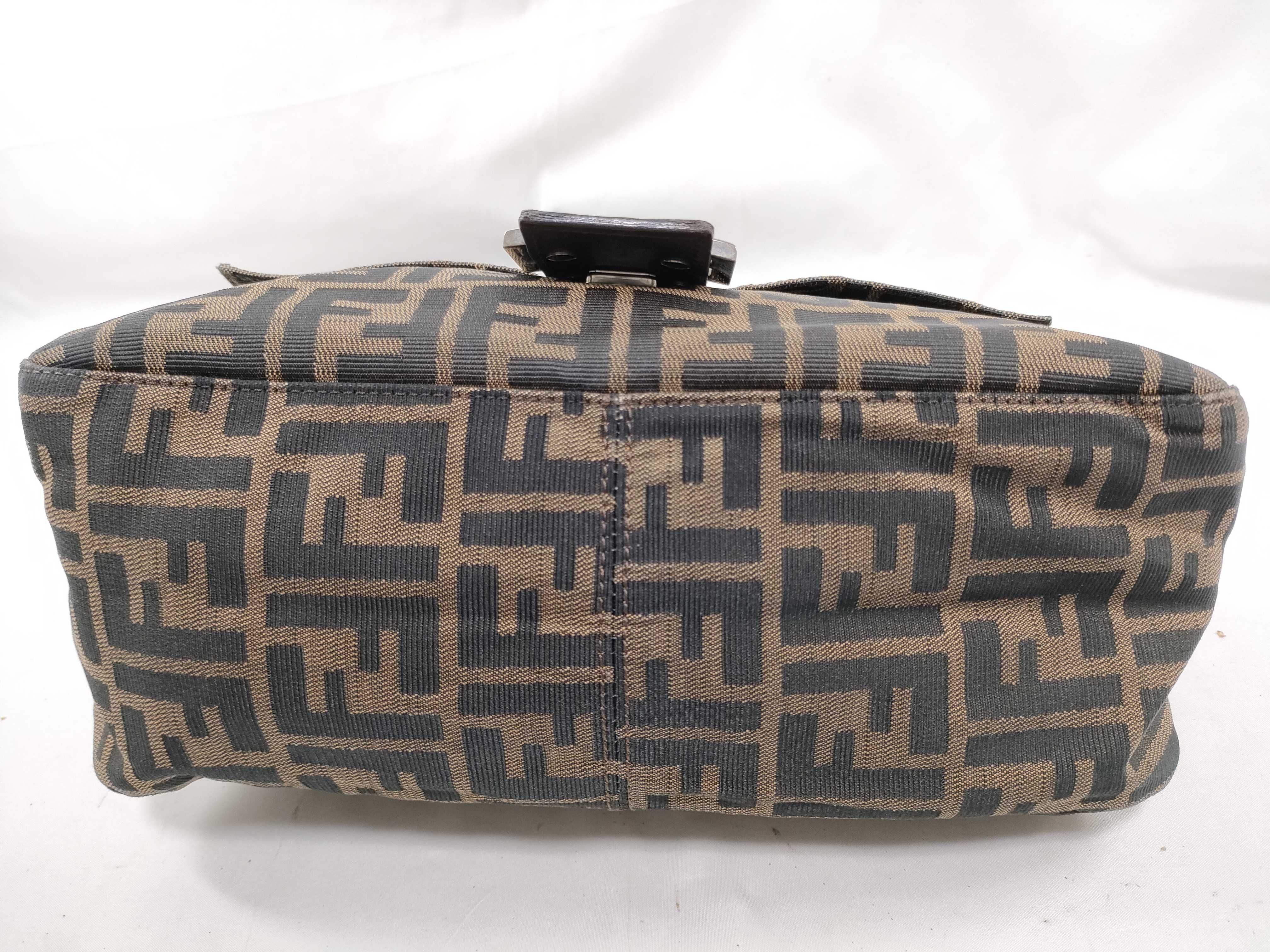 Zucca Canvas x Leather Mamma Bucket Shoulder Bag — view 6