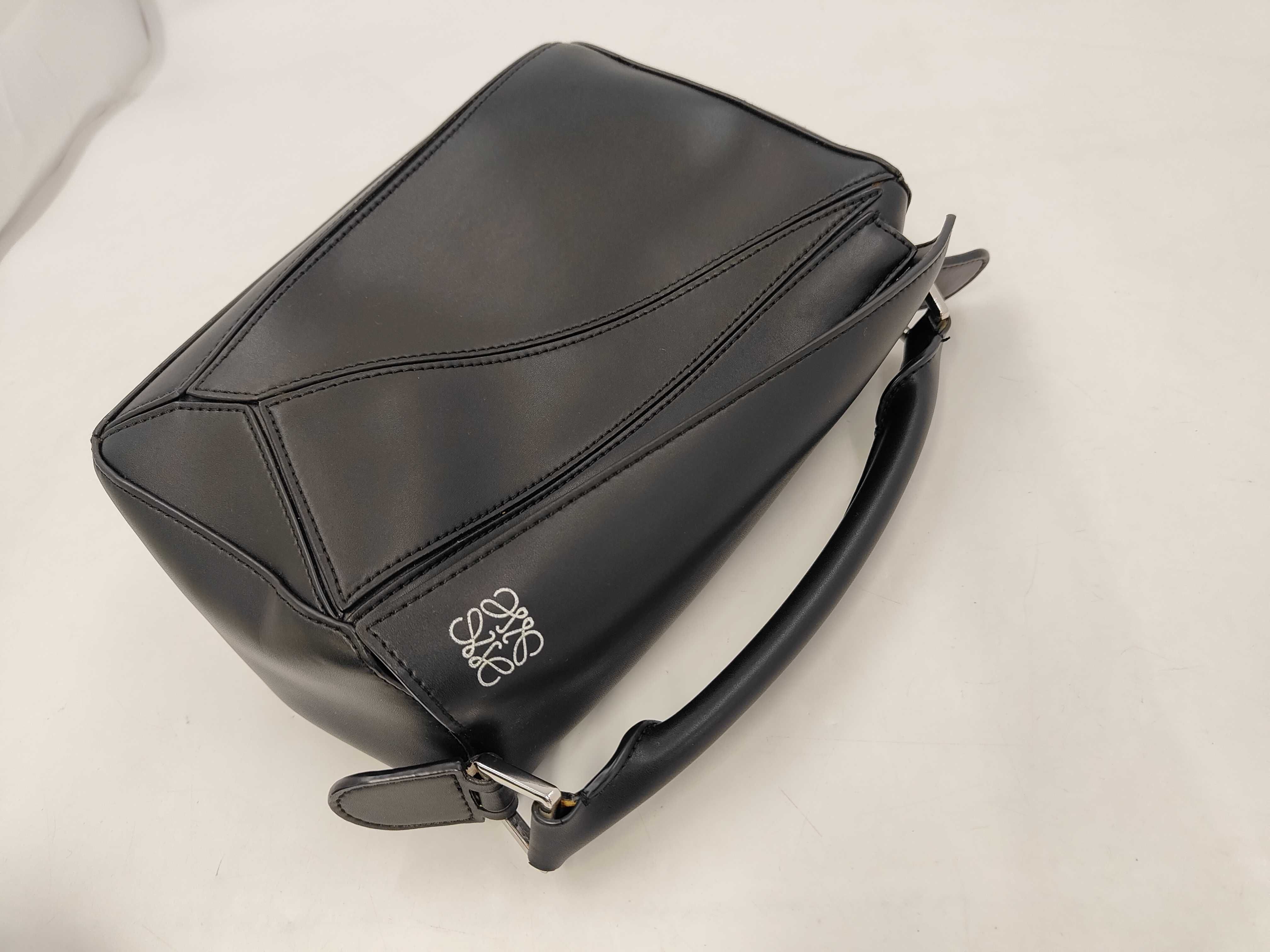 Puzzle Bag Small Leather Black Handbag — view 5
