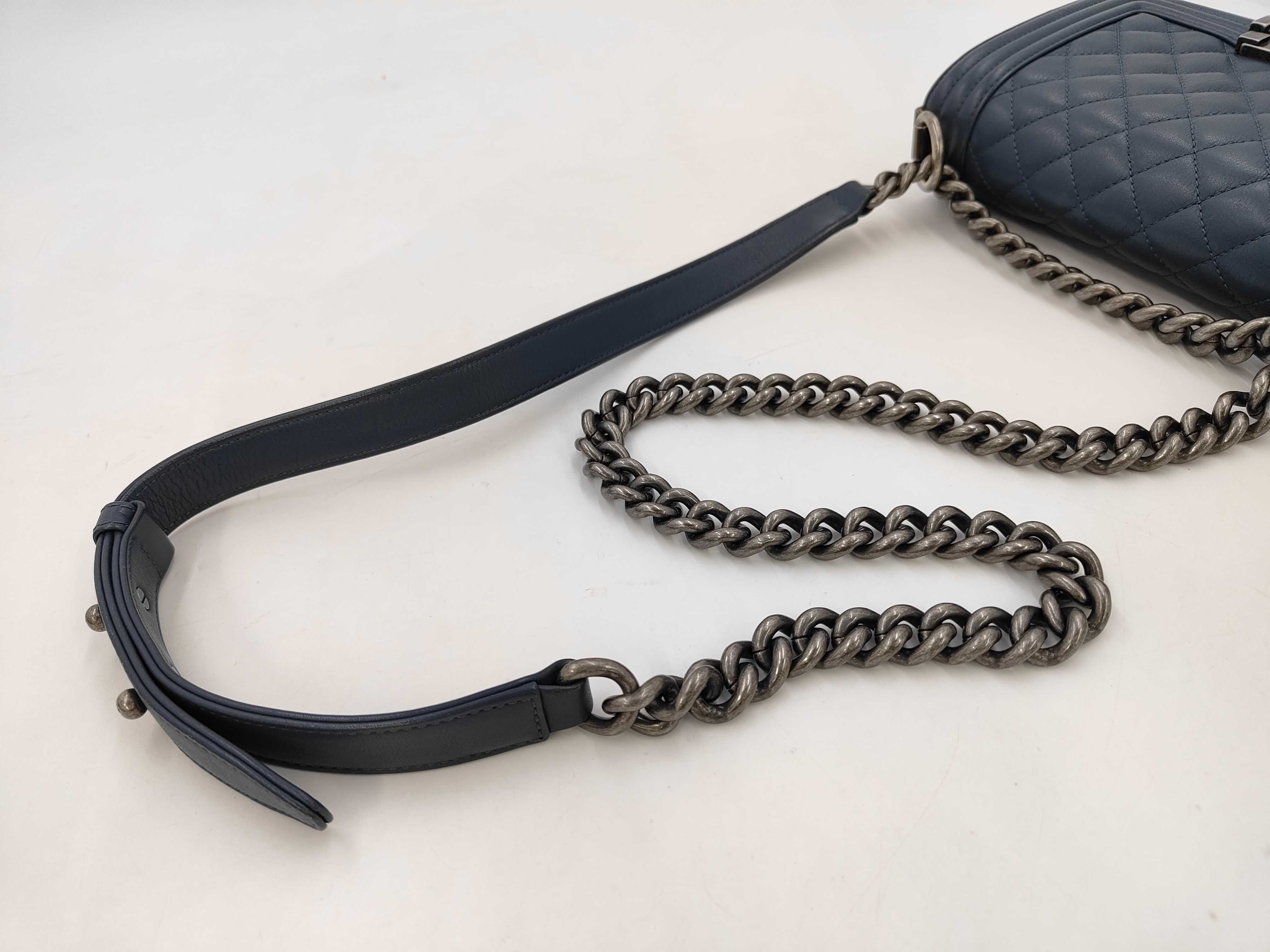 Boy Chanel Lambskin Chain Shoulder Bag, Series 26 (Shoulder Bag) — view 3