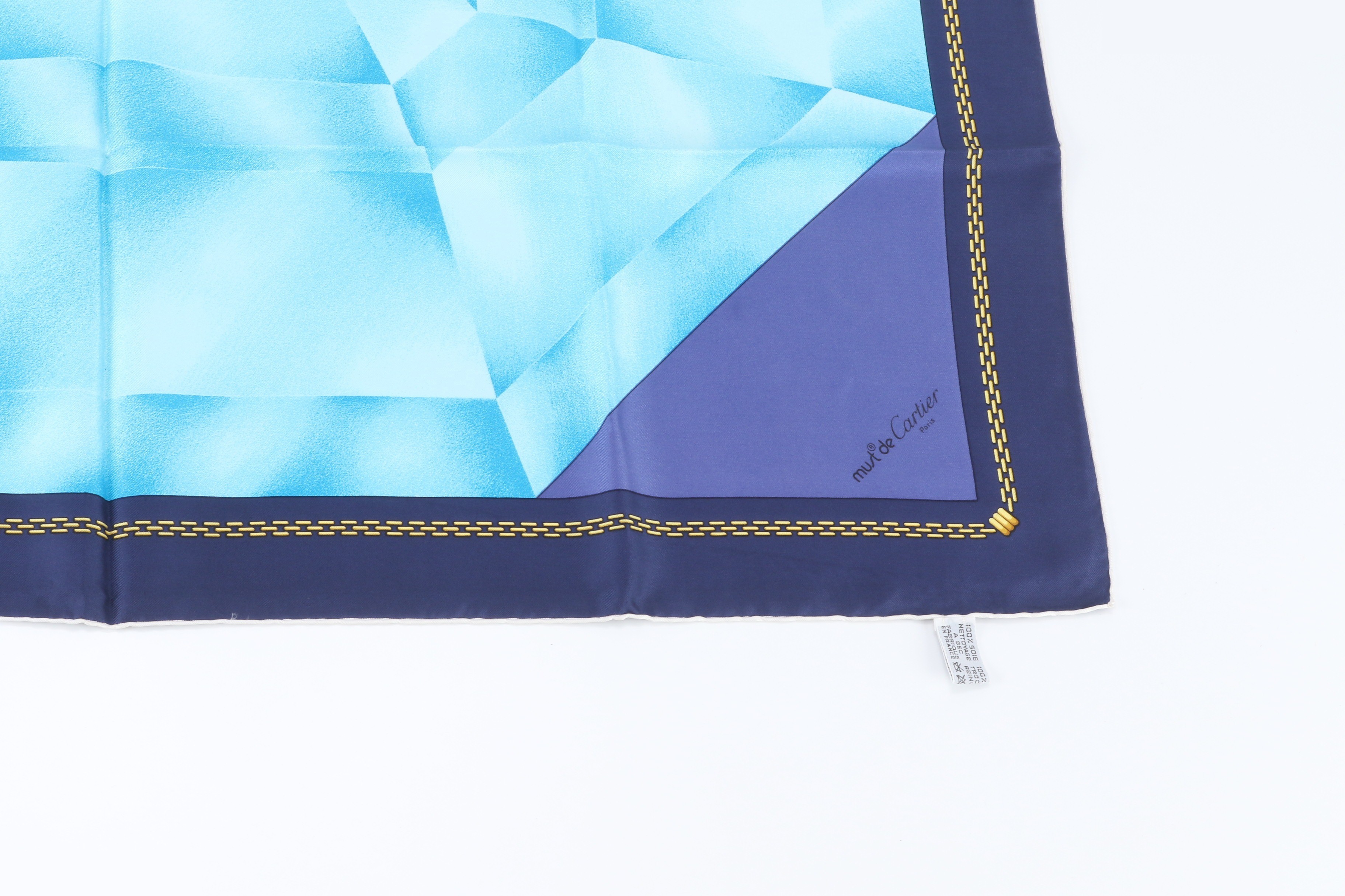 100% Silk Scarf with Tag — view 5