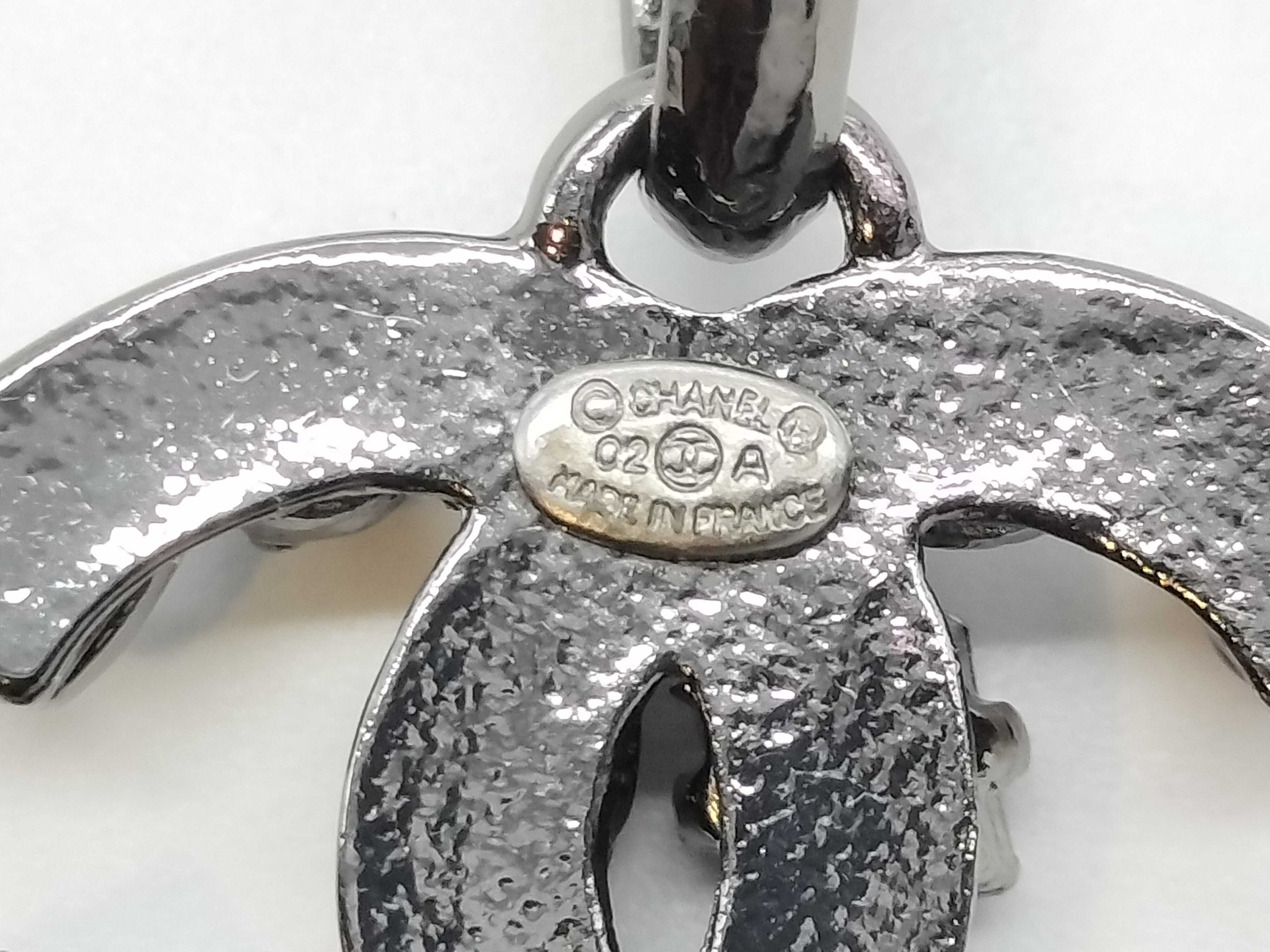 Coco Mark/Rhinestone/Face Pearl/02A Necklace — view 4