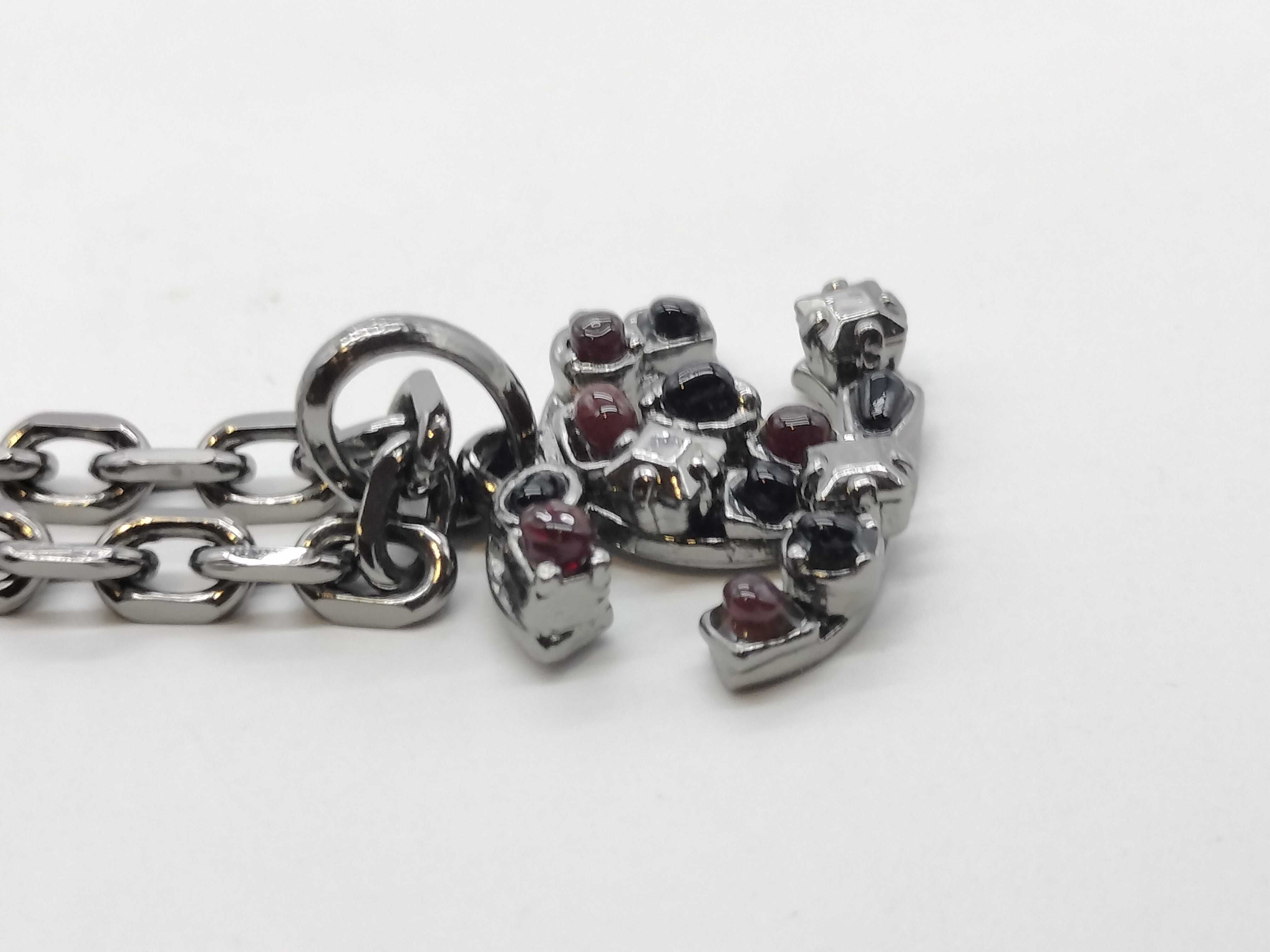 Coco Mark/Rhinestone/Face Pearl/02A Necklace — view 5
