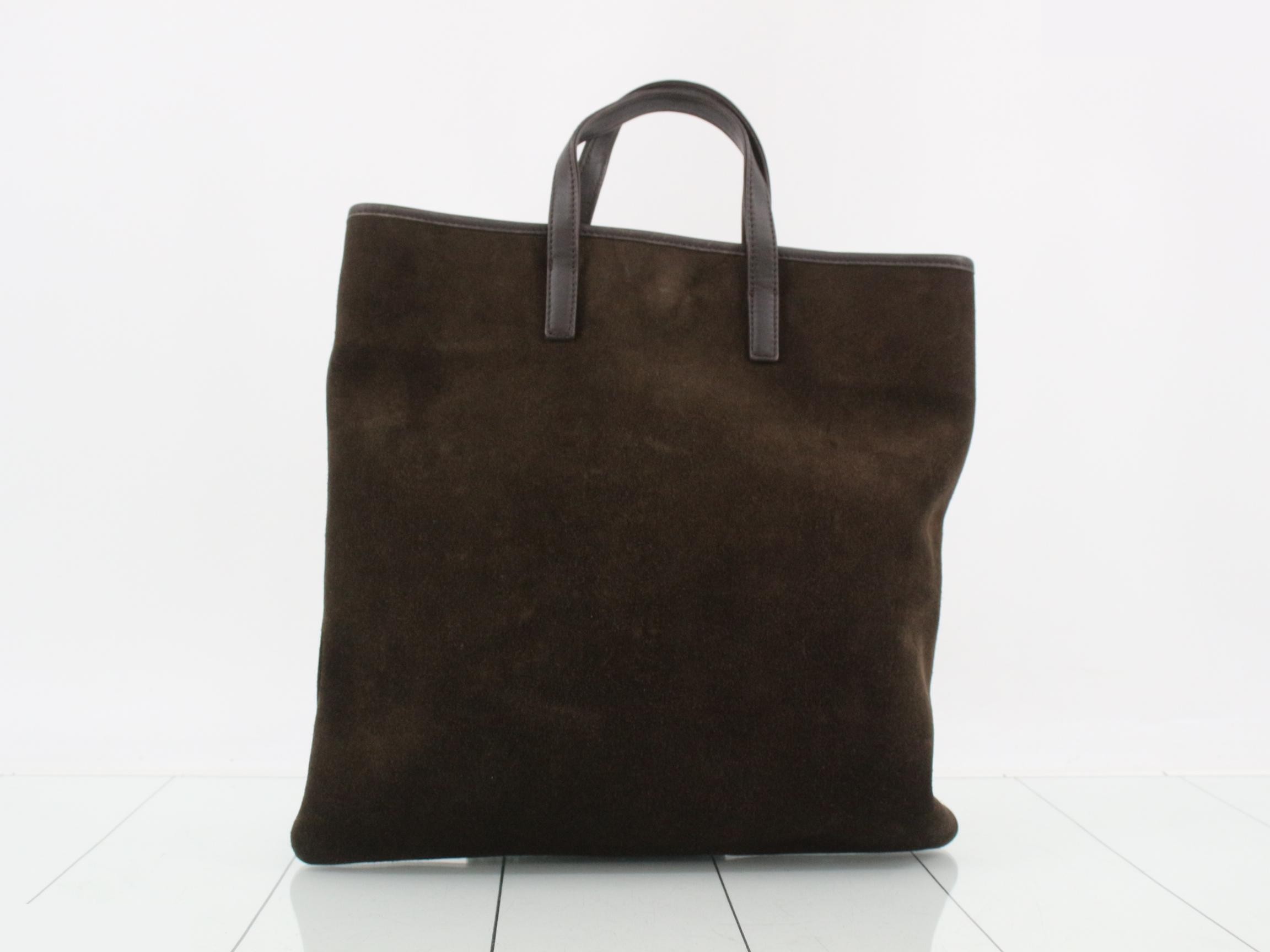 Anagram Suede Tote Bag — view 2